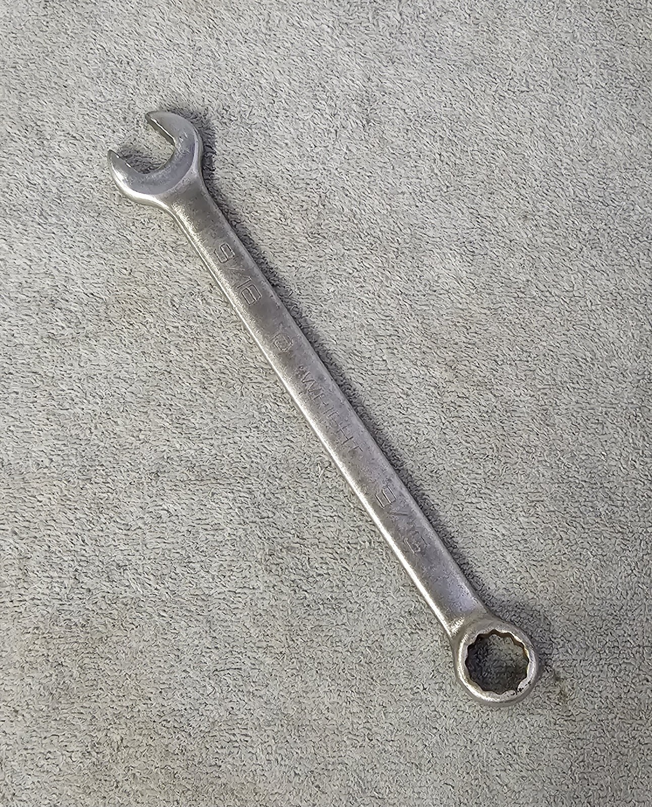 🇺🇸Wright 1116 9/16″ Combination Wrench 12 Point Satin Finish 8″ Long
