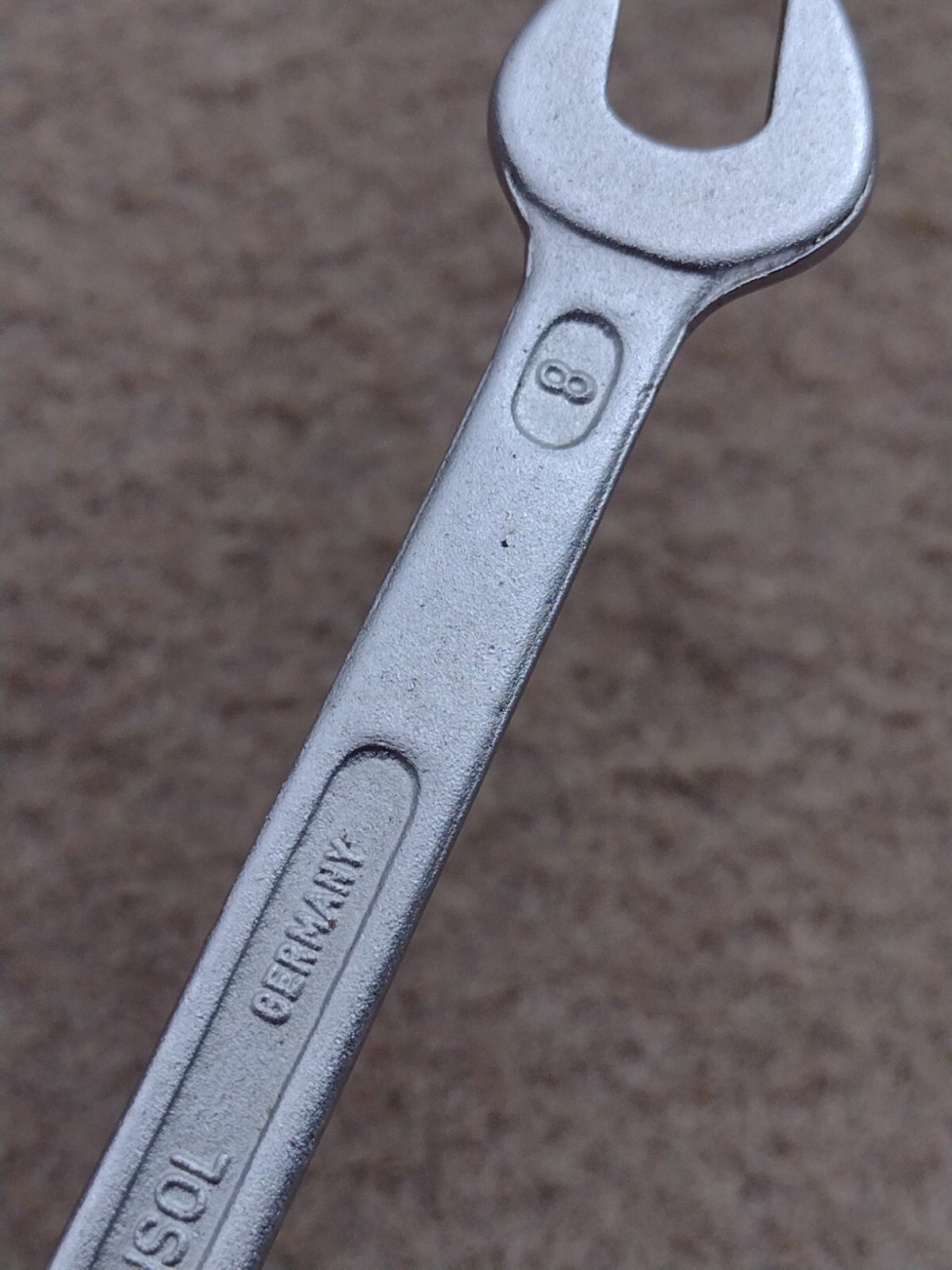 Rahsol 8mm x 10mm Double Open End Wrench Germany German Made Chrome Vanadium .