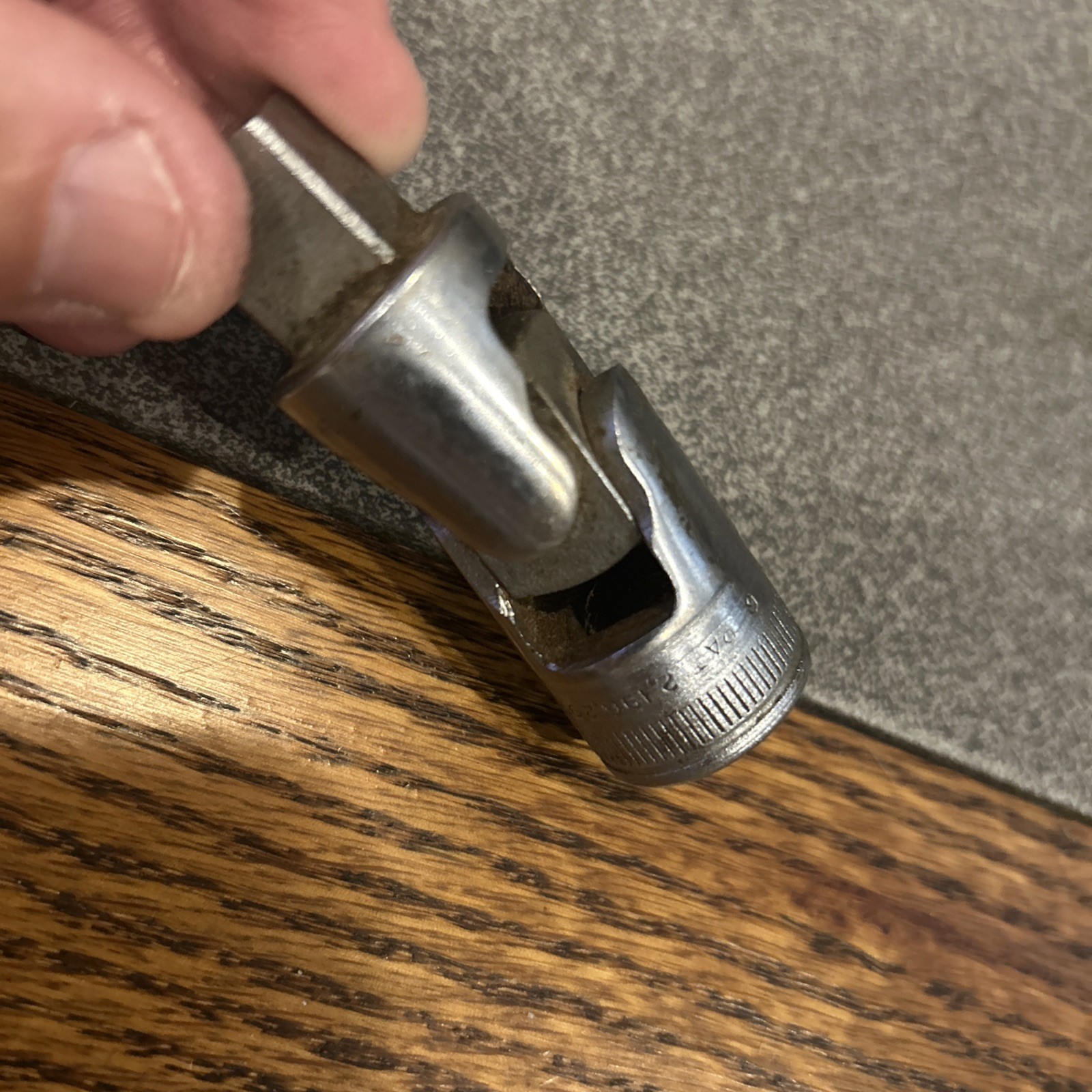 VTG Snap On Ferret F-70N 3/8″ Drive Ratchet 7″ & 1/2” Universal Joint Adapter