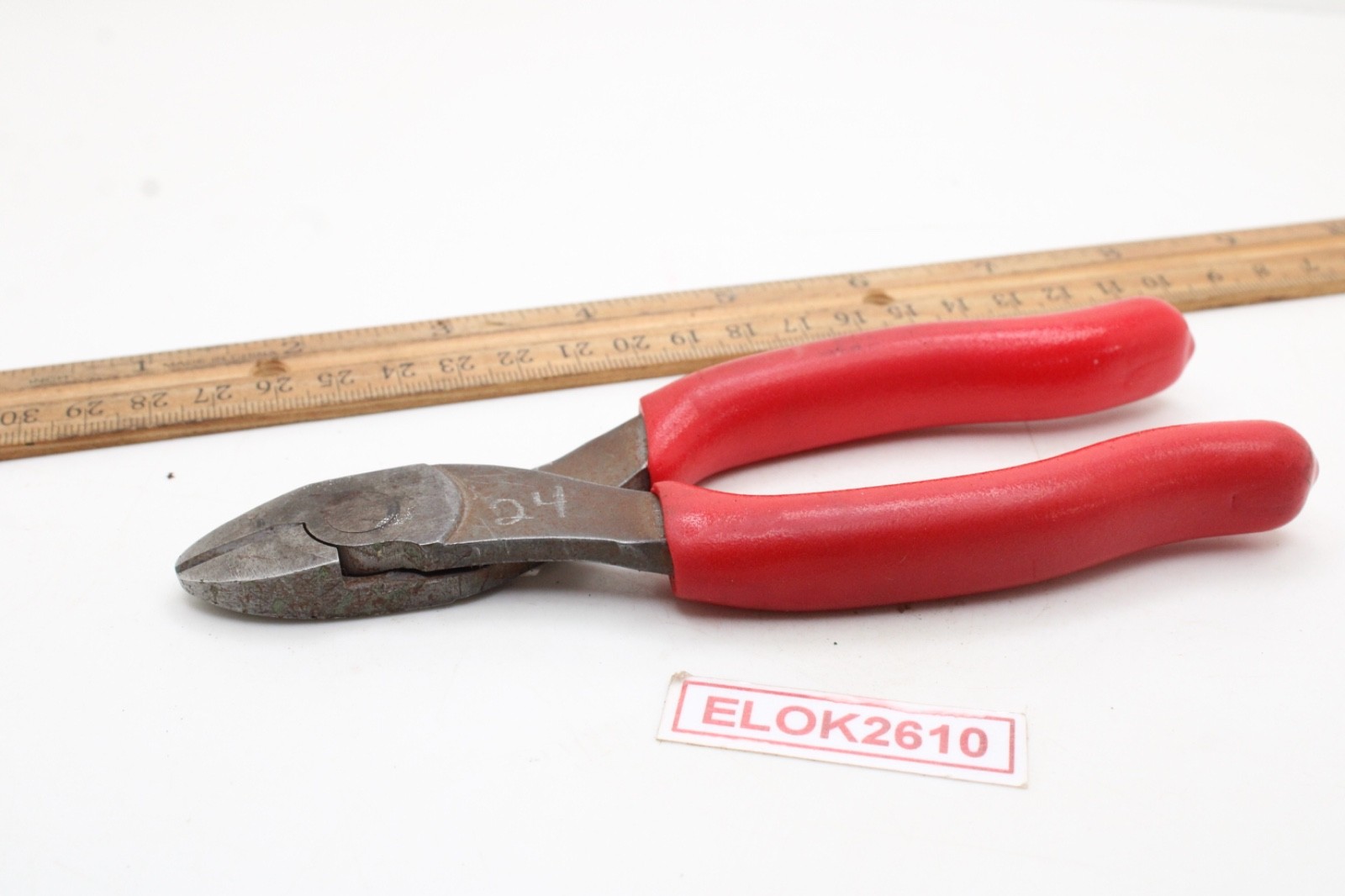 Snap-on Tools 86CF Power Edge Diagonal Cutters Red Grip 6.5″ USA