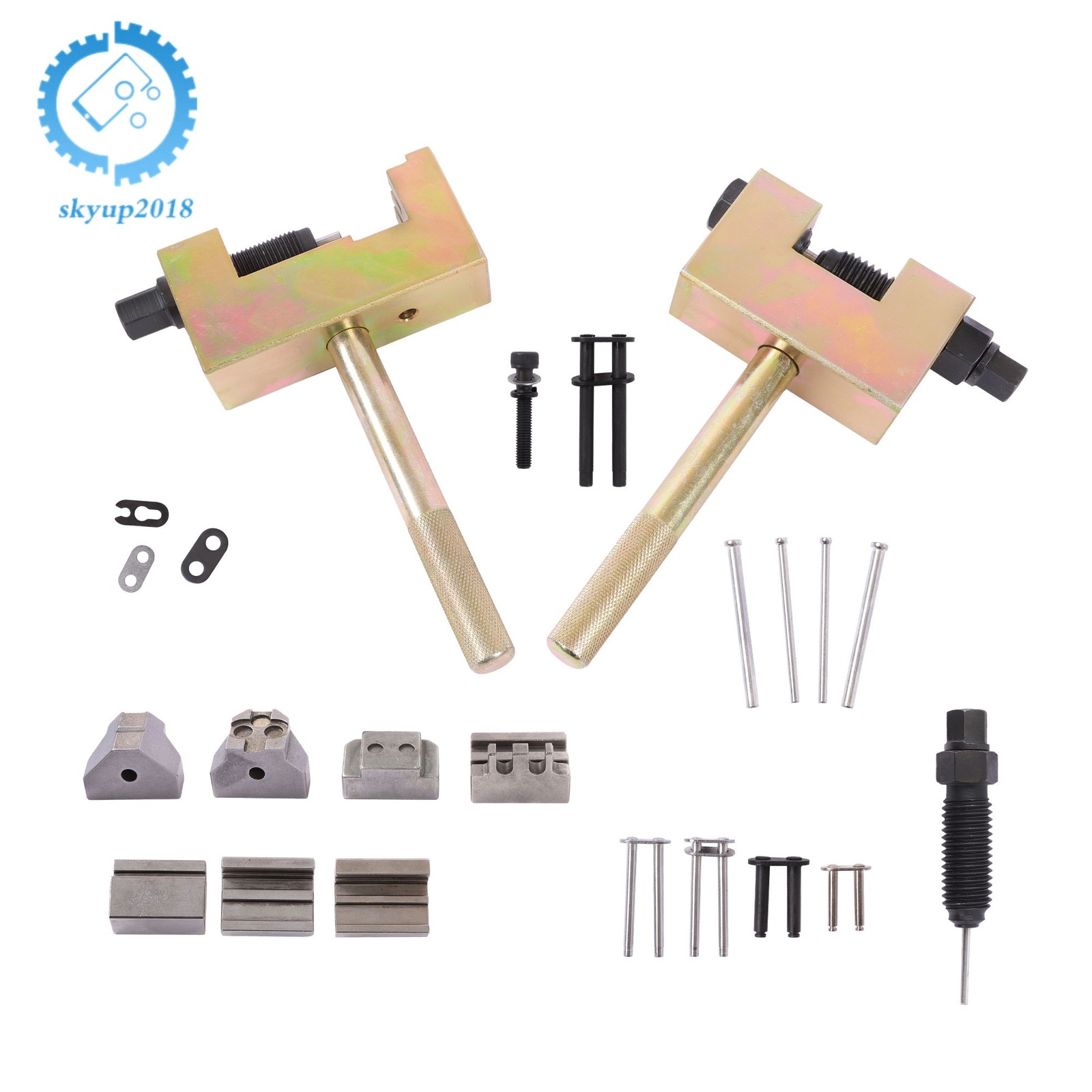 Engine Timing Chain Riveting Tool Kit For Mercedes Benz M274 M276 M271 M272 M273