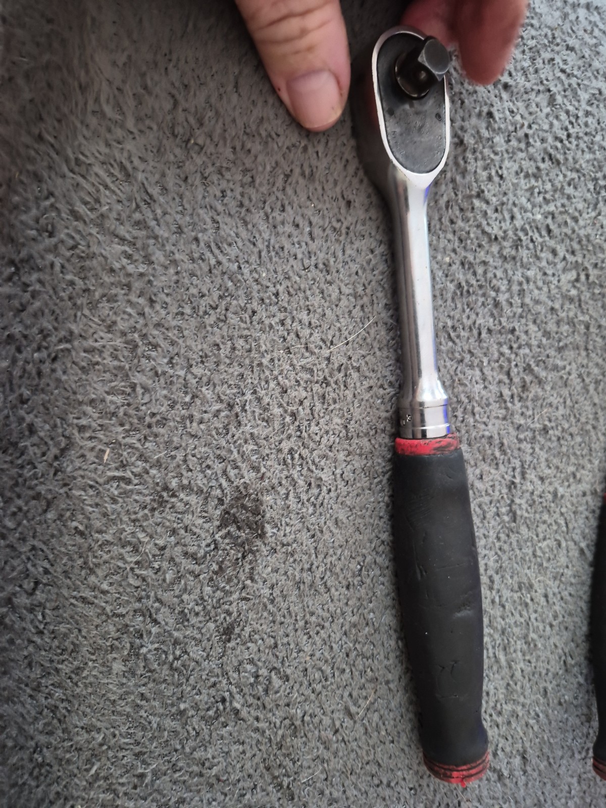 Snap On FH936A 3/8 In Drive Soft Grip Standard Handle Ratchet 72 Teeth
