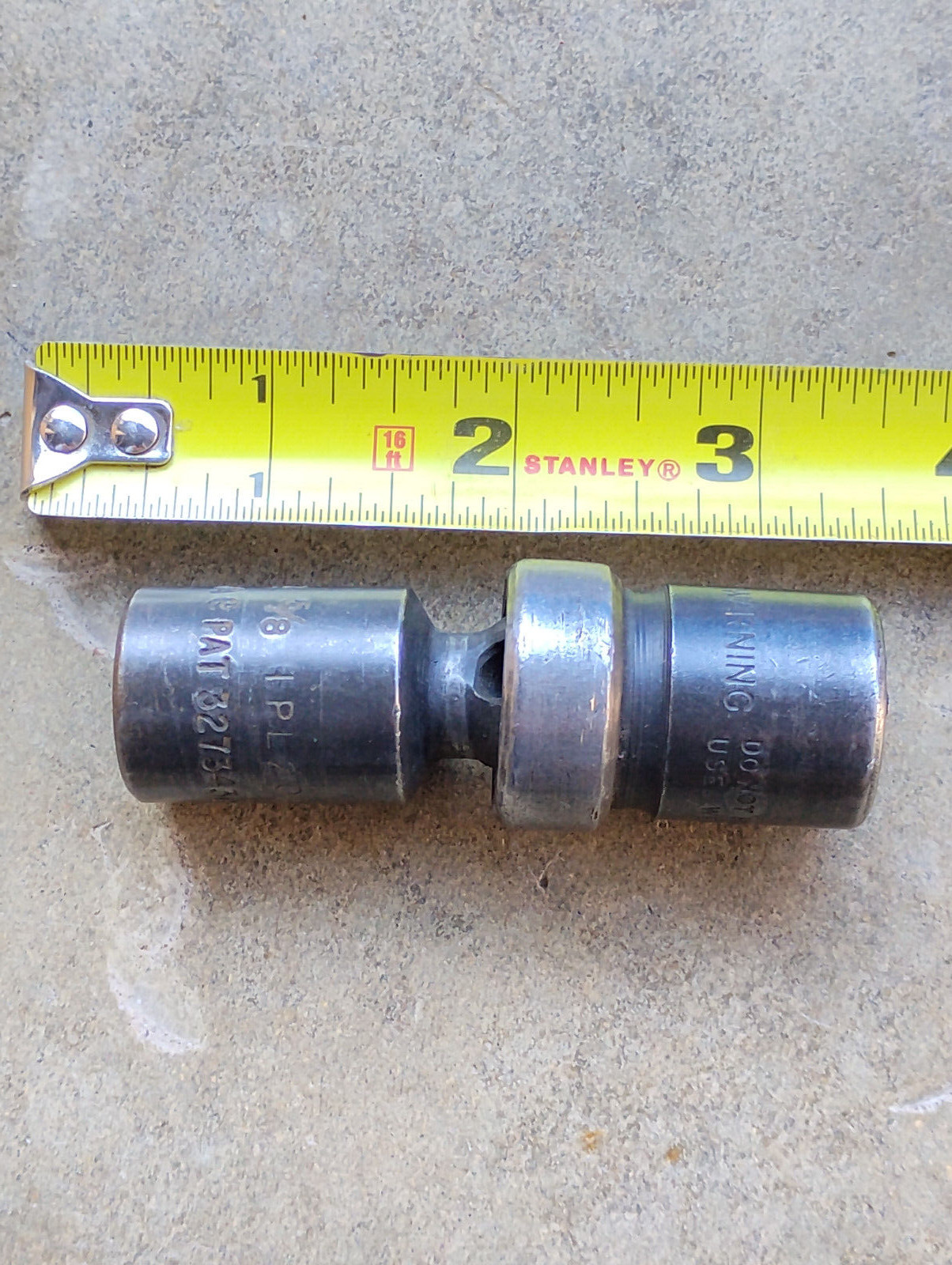 Snap-On Tools 1/2″ Drive 5/8″ Universal Swivel Impact Socket 6 point IPL20A