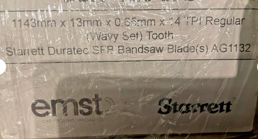 STARRETT EMTS DURATEC SFB 1143X13X0.65 MM X14 TRi REGULAR ag1132