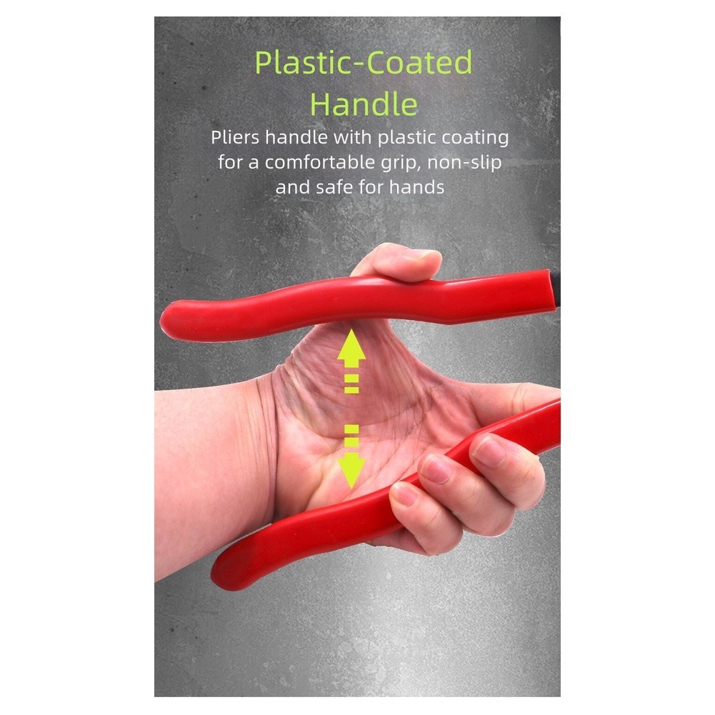 Heavy Duty Hose Clamp Pliers for Automotive Use Steel and Plastic Handle