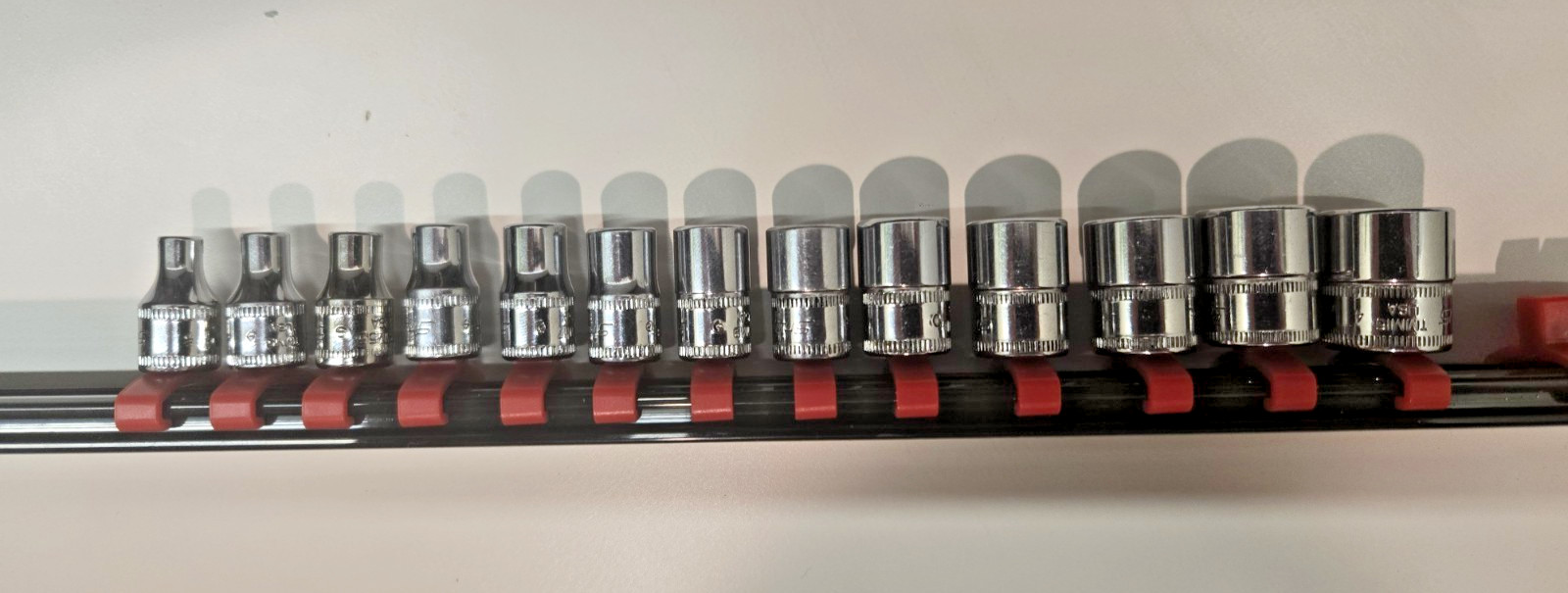 Snap-on 1/4” Drive 13 Pc TMM 4mm – 15mm 6 Point Socket Set USA