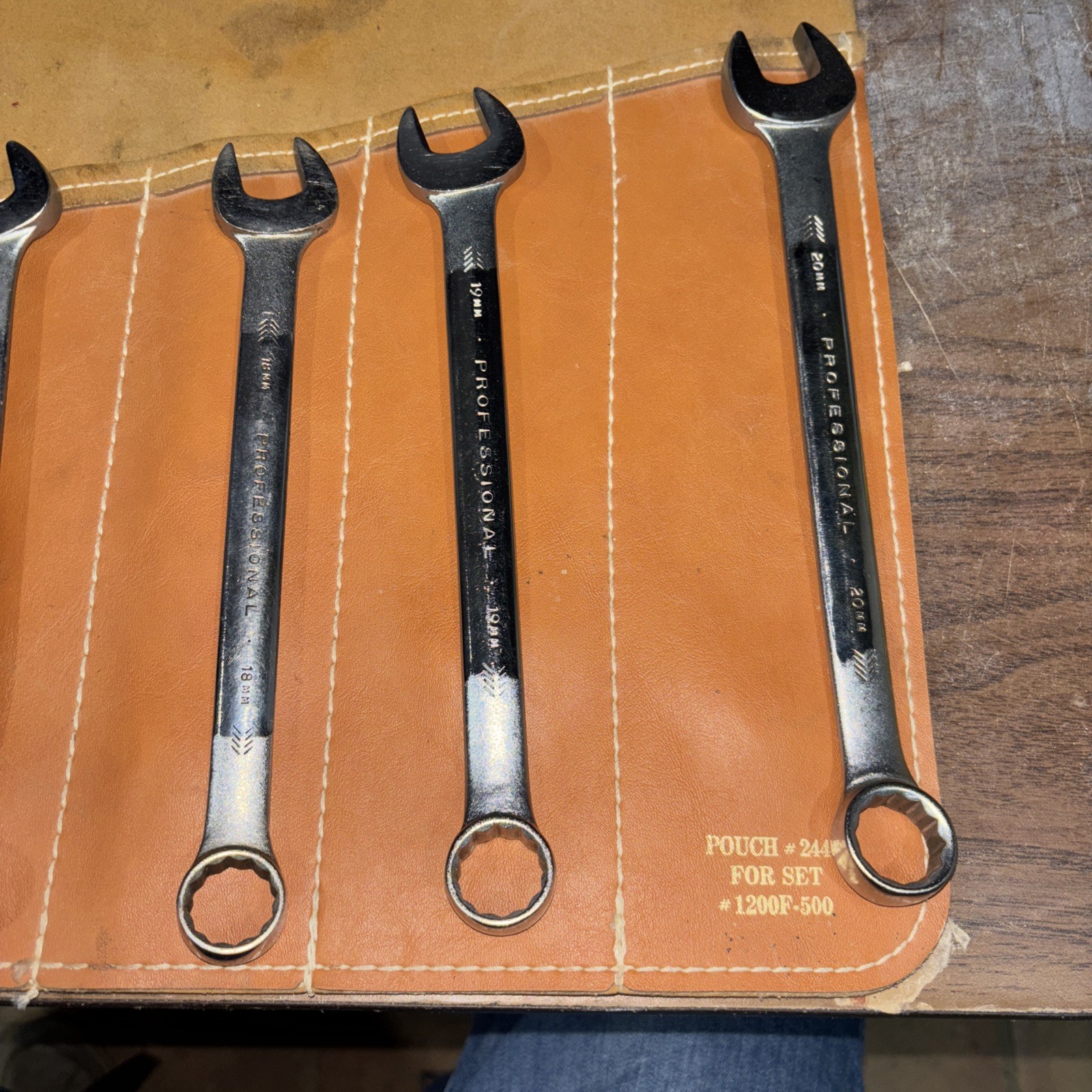 Proto Professional Chevron Style 15 Pc Metric Wrench Set