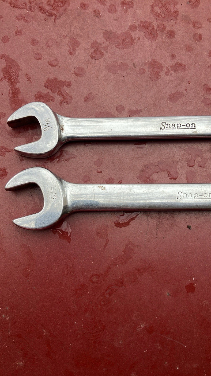 Snap-On USA 2pc Flare Nut Combination Wrench Lot Set, RXS20, RXS18