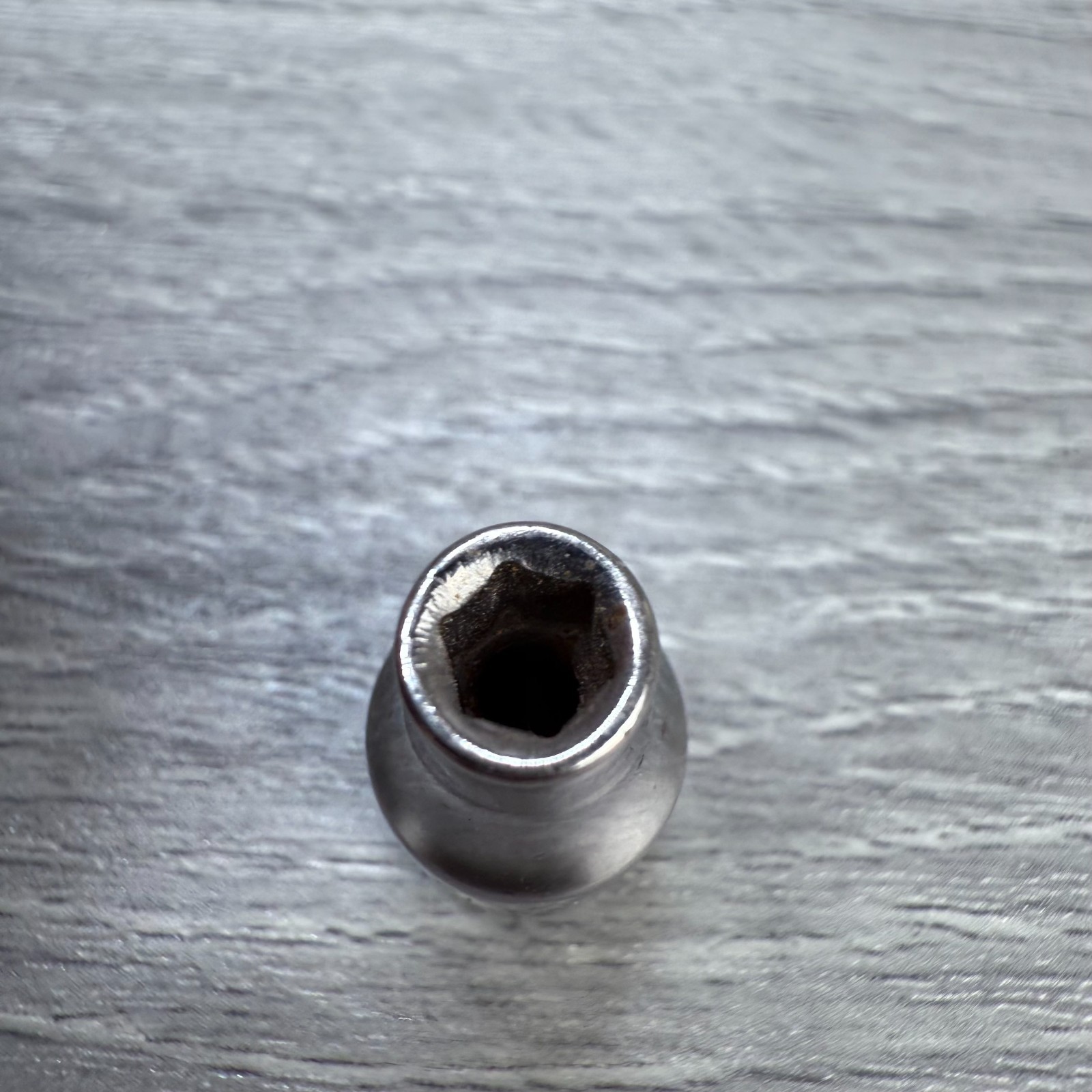 Vtg Craftsman 4mm Metric Socket 6 Point 1/4″ Drive #43505 G USA
