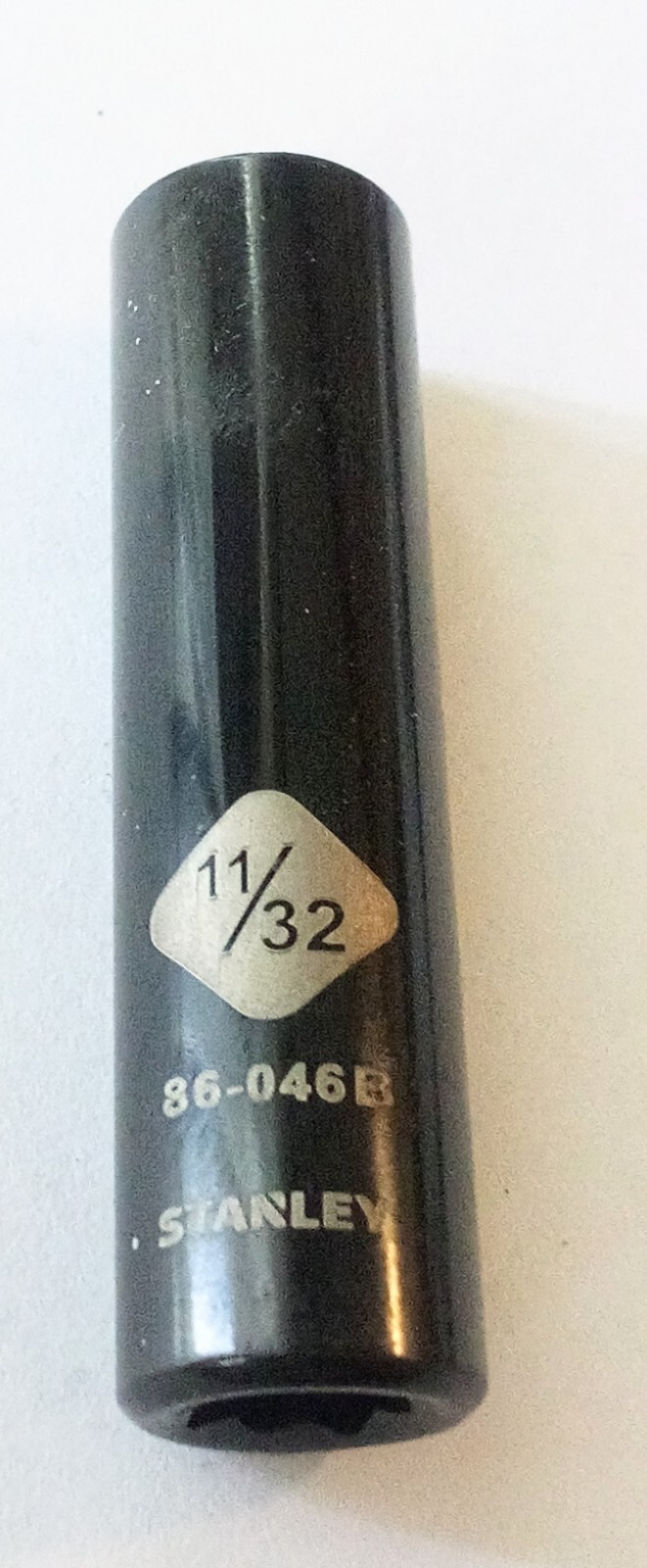 Stanley 11/32″ x 1/4″ Deep Socket 86-046B Black Chrome 6 Pt Free Shipping in USA