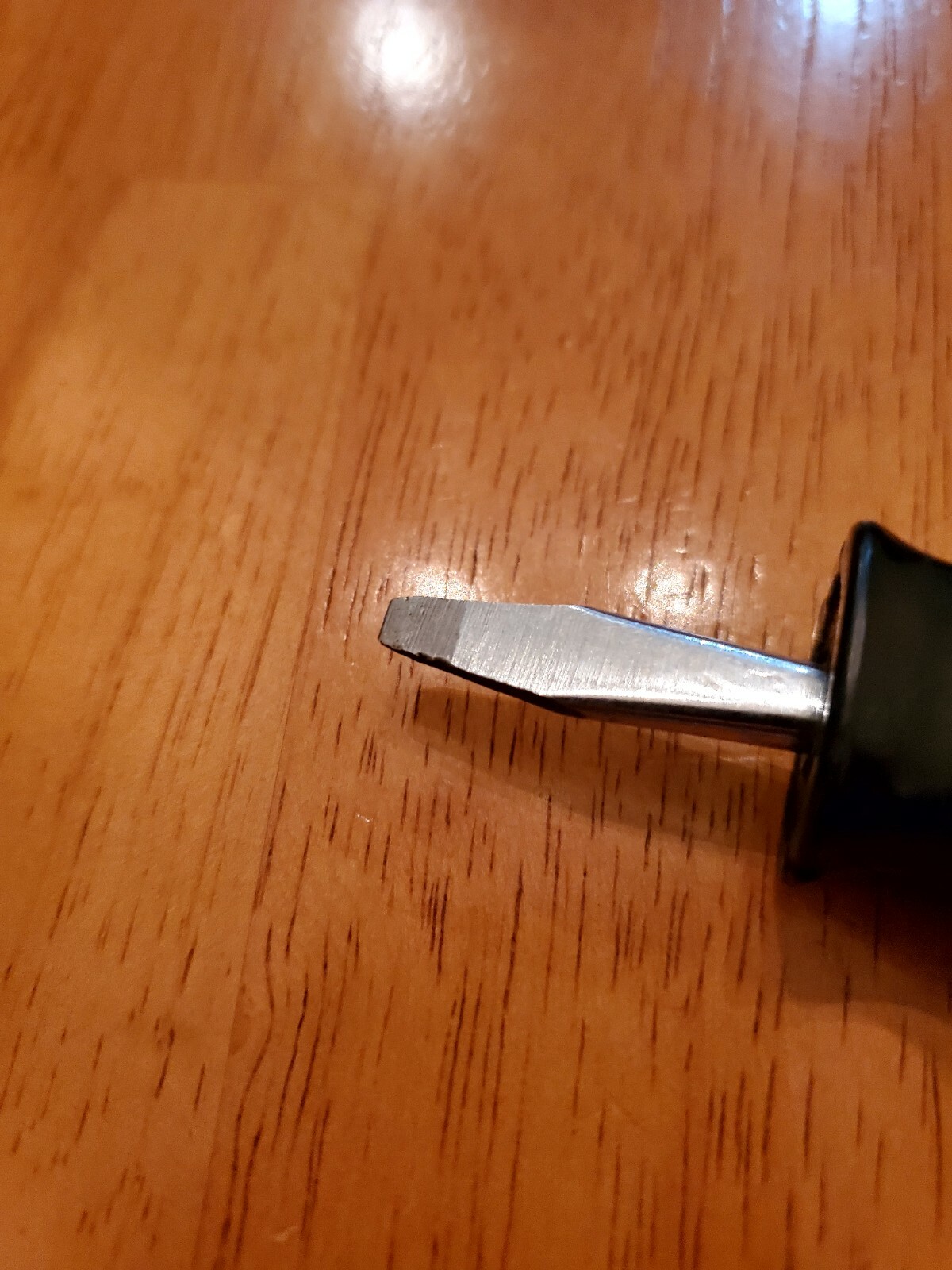 Snap On #1 Phillips Midget Flat Head Screwdrivers Black Hard Handles Lot Of 2
