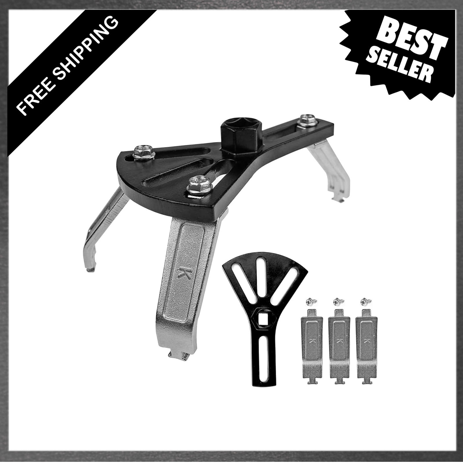 Fuel Pump Removal Tool Adjustable Lock Ring Spanner for Automotive Fuel Tank