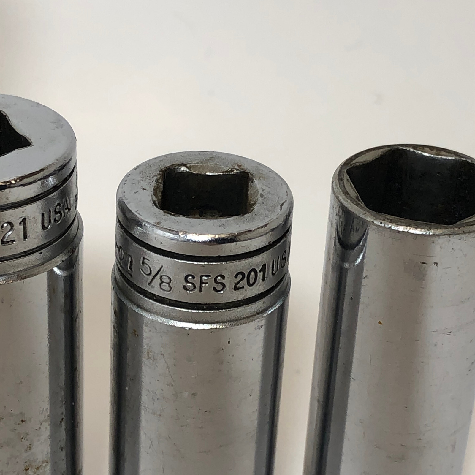 Snap-On 3/8 Socket & Adapter Set A-2 / SX2 / SX5 / SFS221 / SFS201 / SFSM15