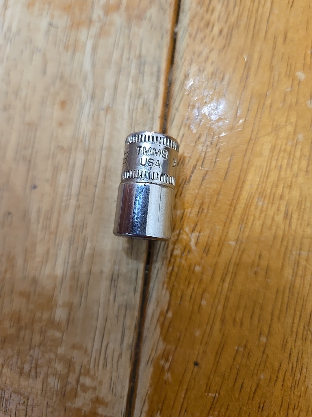 Snap On 1/4″ Drive 9MM 6PT Shallow Chrome Socket TMM9