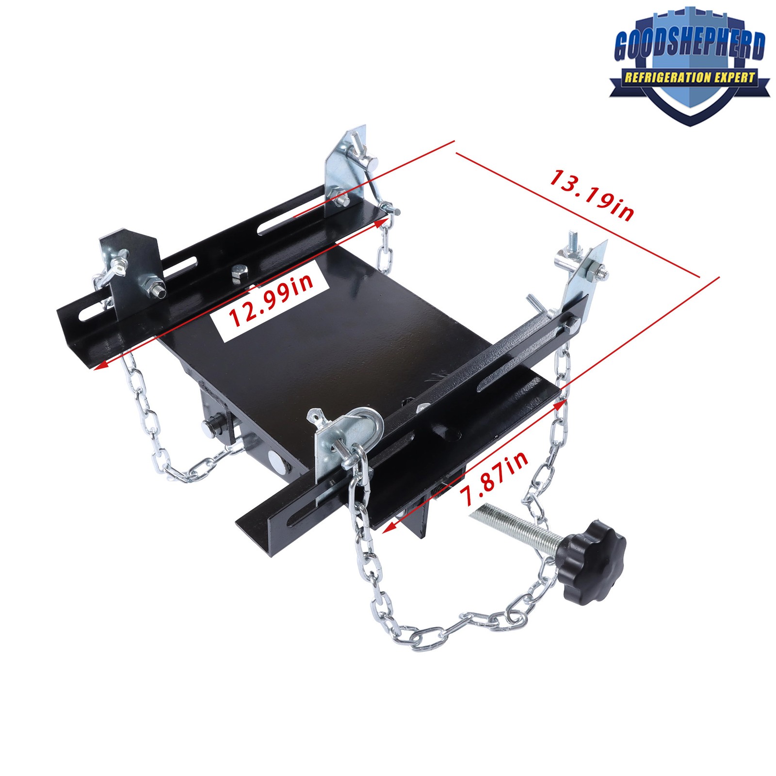 1/2 Ton Transmission Jack Adapter 1100lbs Dual Chain For Car Truck Repair