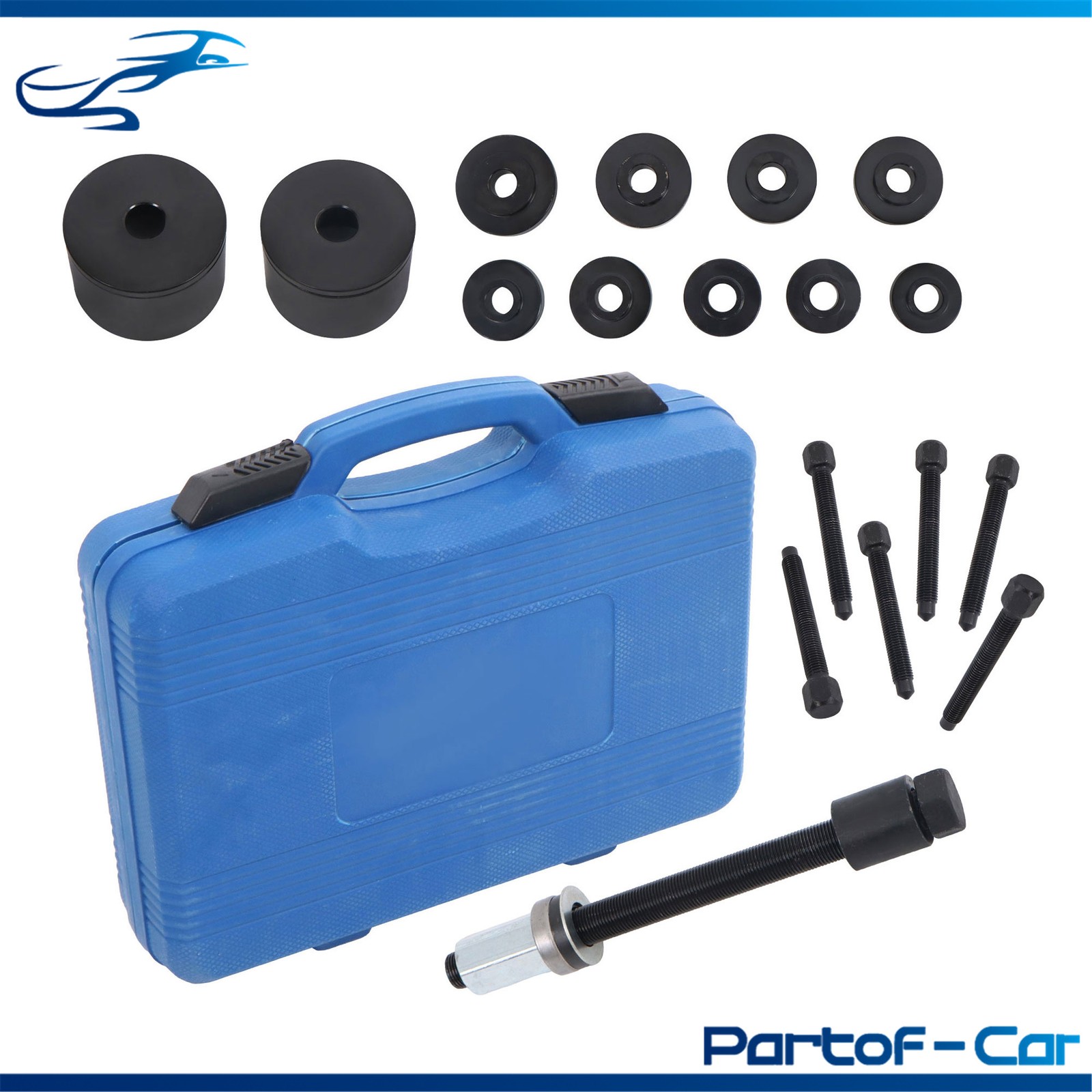 19PCS Front Wheel Drive Bearing Puller Set Hub Removal Tool Repair Kit Universal