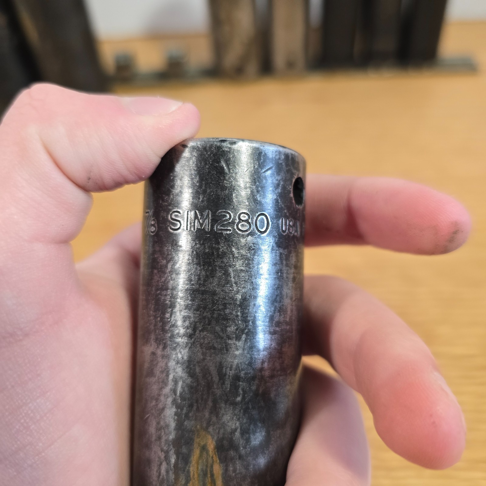 Snap-on SIM160 – SIM340 9 Piece 1/2” Dr. 6 Point Deep Impact Socket Set / USA P2