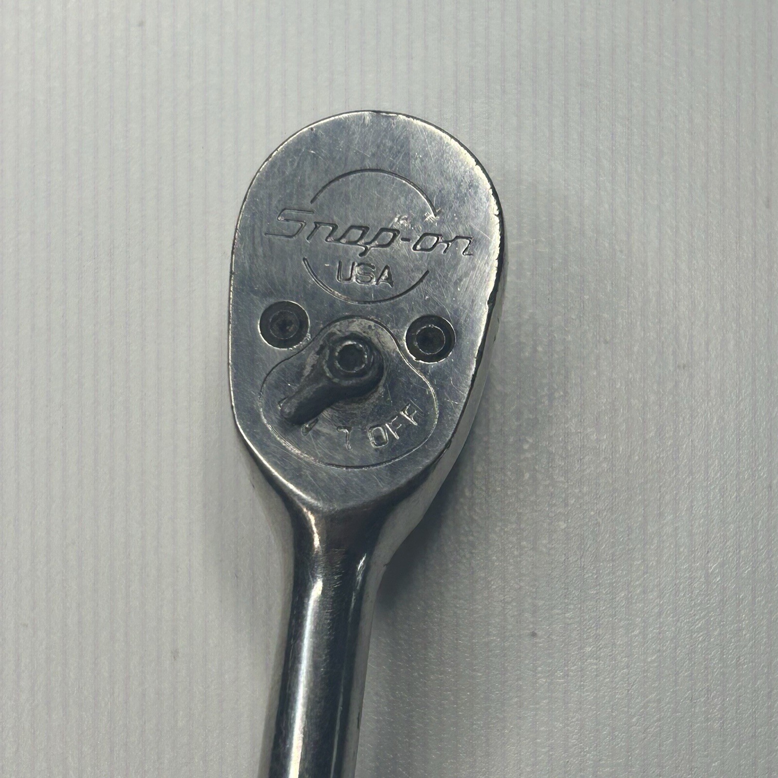Snap On TML830 – 1/4″ Drive Sealed Head Long 5″ Handle Ratchet Pat 4934220