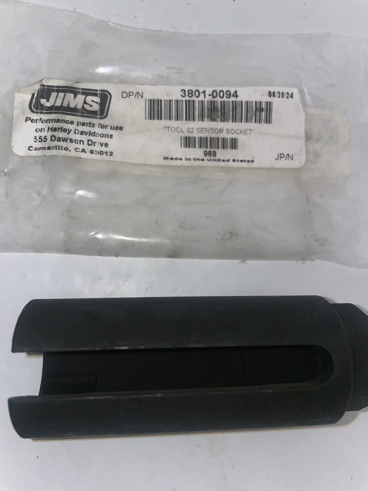 Jim’s Performance Parts #969 3/8” Drive Oxygen Sensor Socket 3801-0094