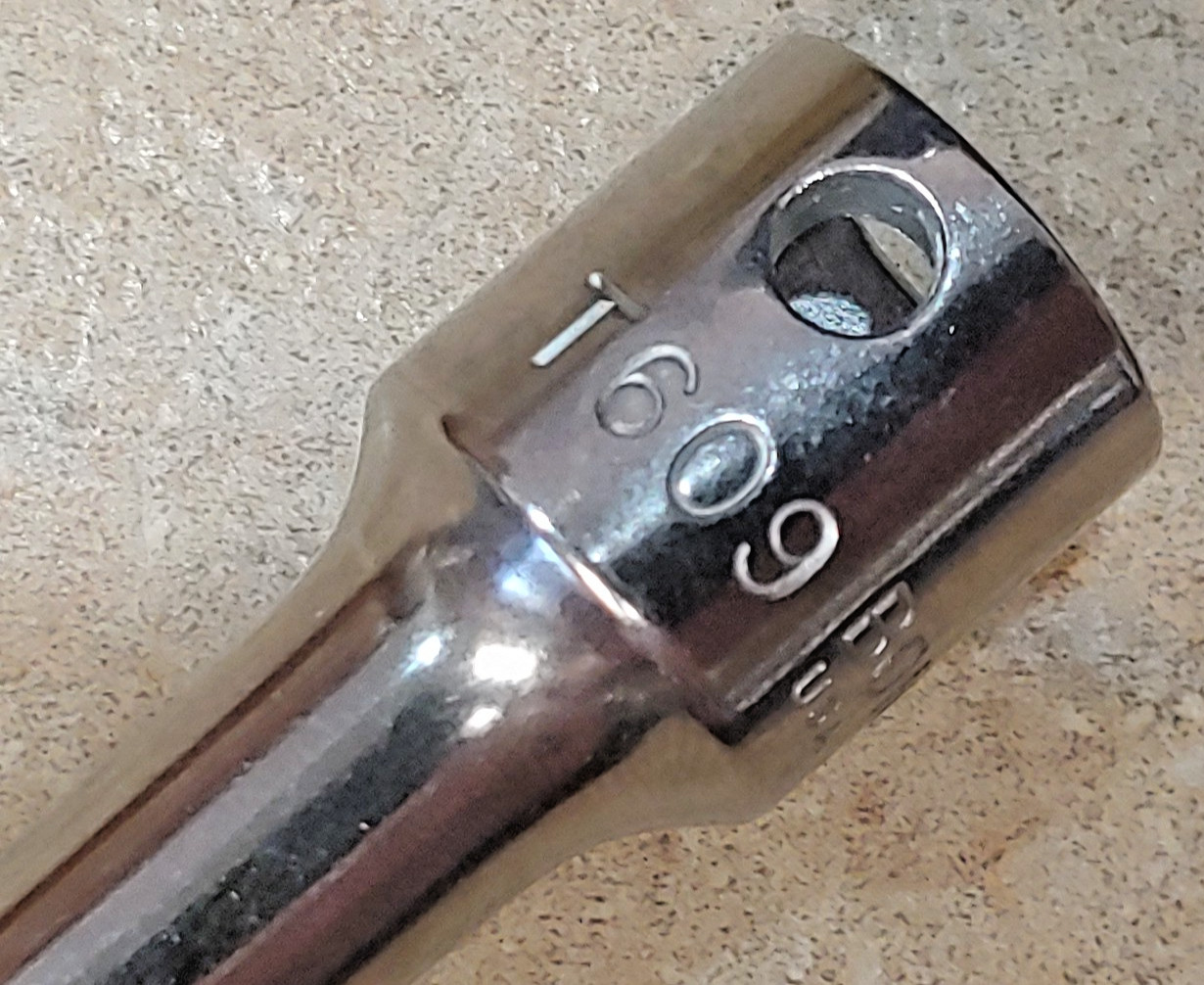 NEW, Bonney Tools T609 3/8″ drive 9″ Chrome extension Made in USA