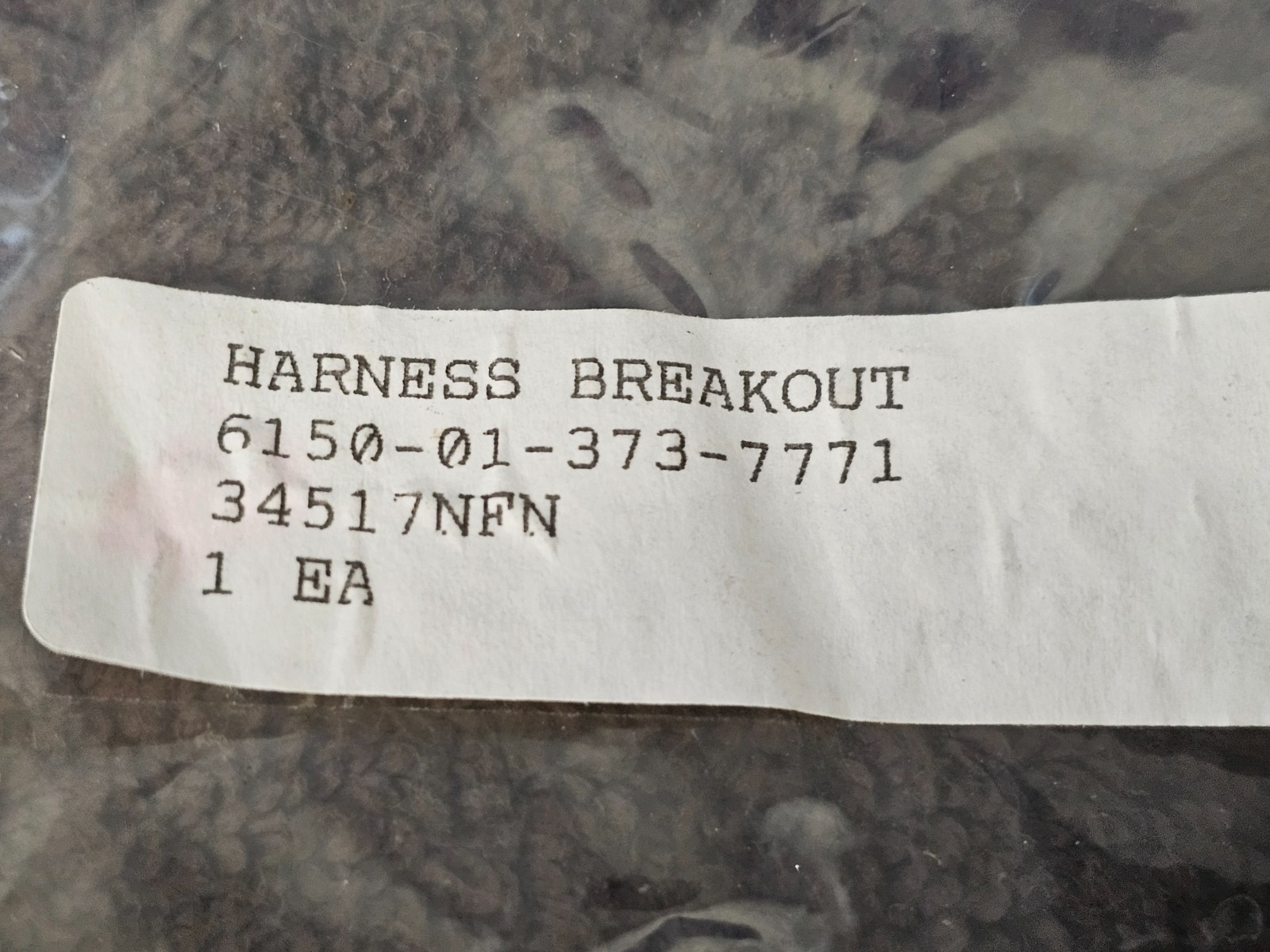 SPX J34517 Allison Transmission Housing Breakout Wire Harness 6150-01-373-7771