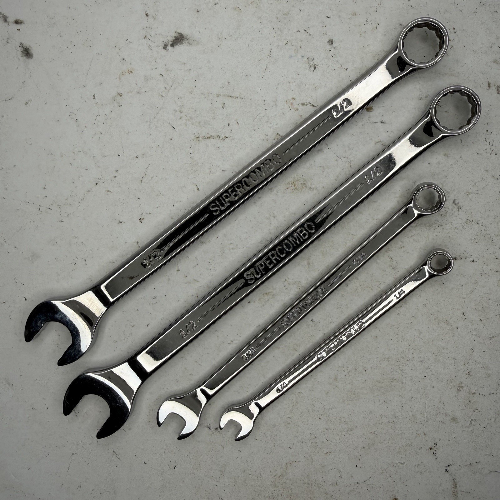 Williams Super Combo 4-Piece Magnetic Offset 12-Point Wrench Set 1/2″ 5/16″ 1/4
