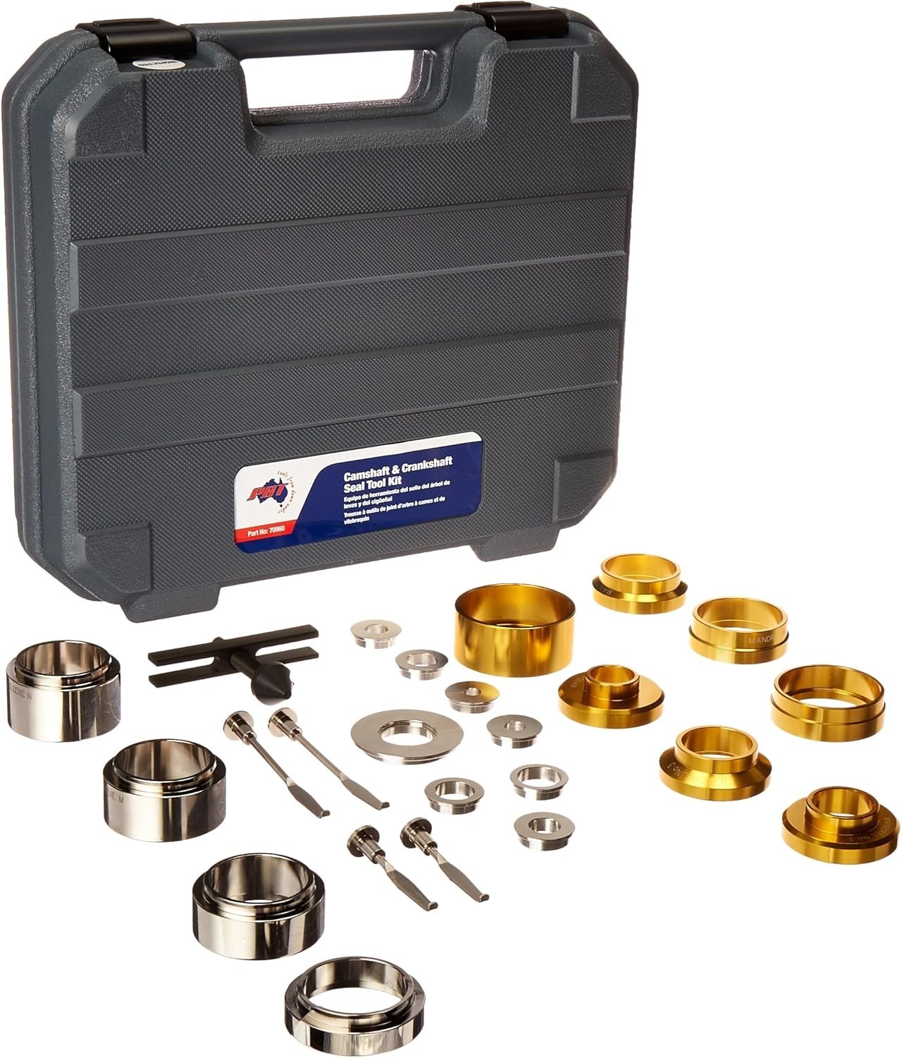 PBT USA 70960 Crankshaft & Camshaft Seal Tool Kit – Sizes 21.5mm to 64mm