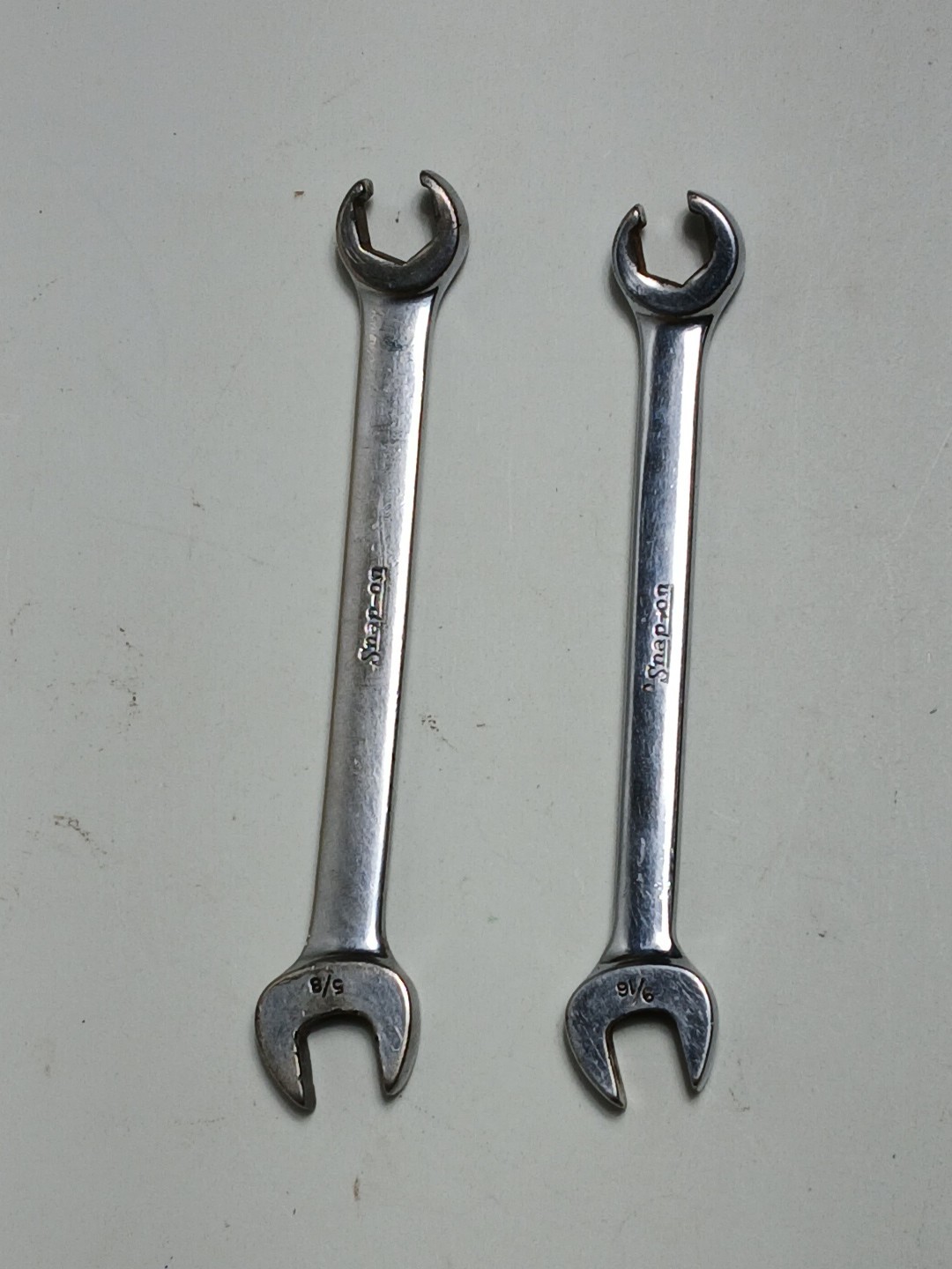 Snap On 8pc RXS10-RXS24 5/16″-3/4″ SAE Open-End Flare Nut Combination Wrench Set