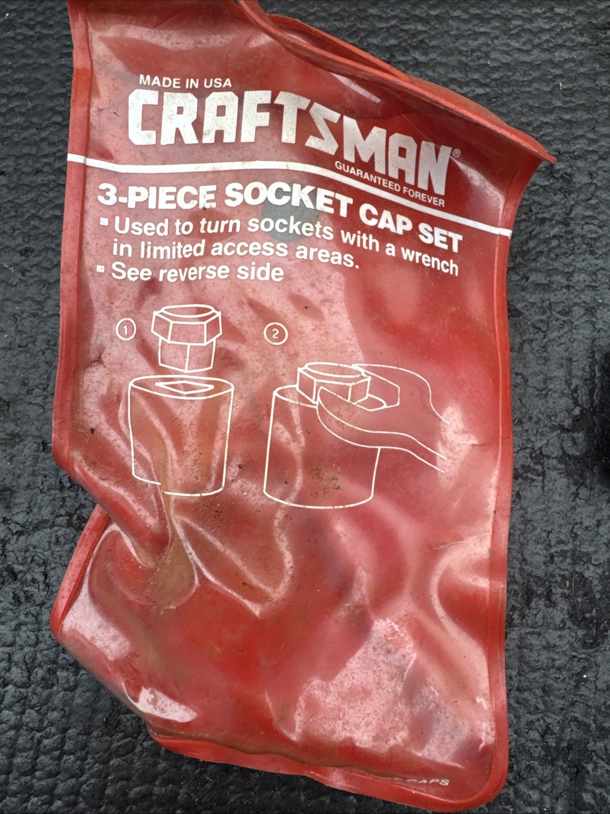 Sears Craftsman USA Nos 43303 3pc Socket Cap Set All Drives Read Notes