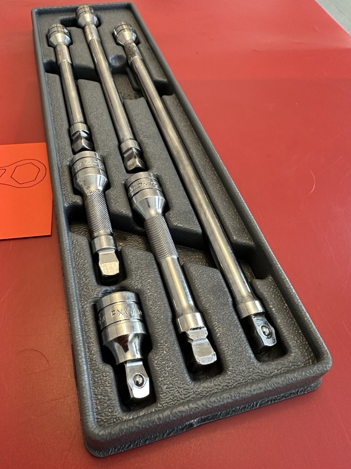 Snap On 6 pc 3/8″ Drive Wobble Extension Set (1-1/2-11″) – 206AFXW.