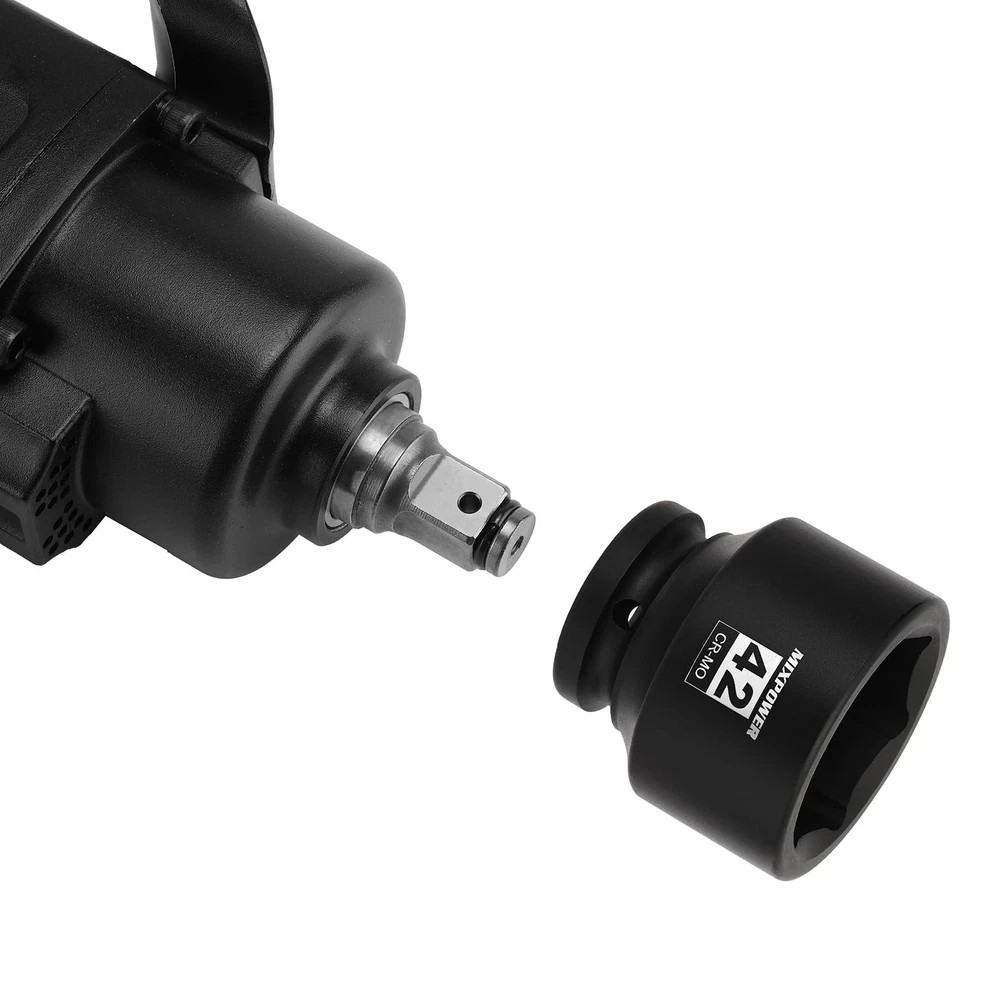 3/4″ Drive Shallow Impact Socket, 42mm, CR-MO, Metric, 42mm
