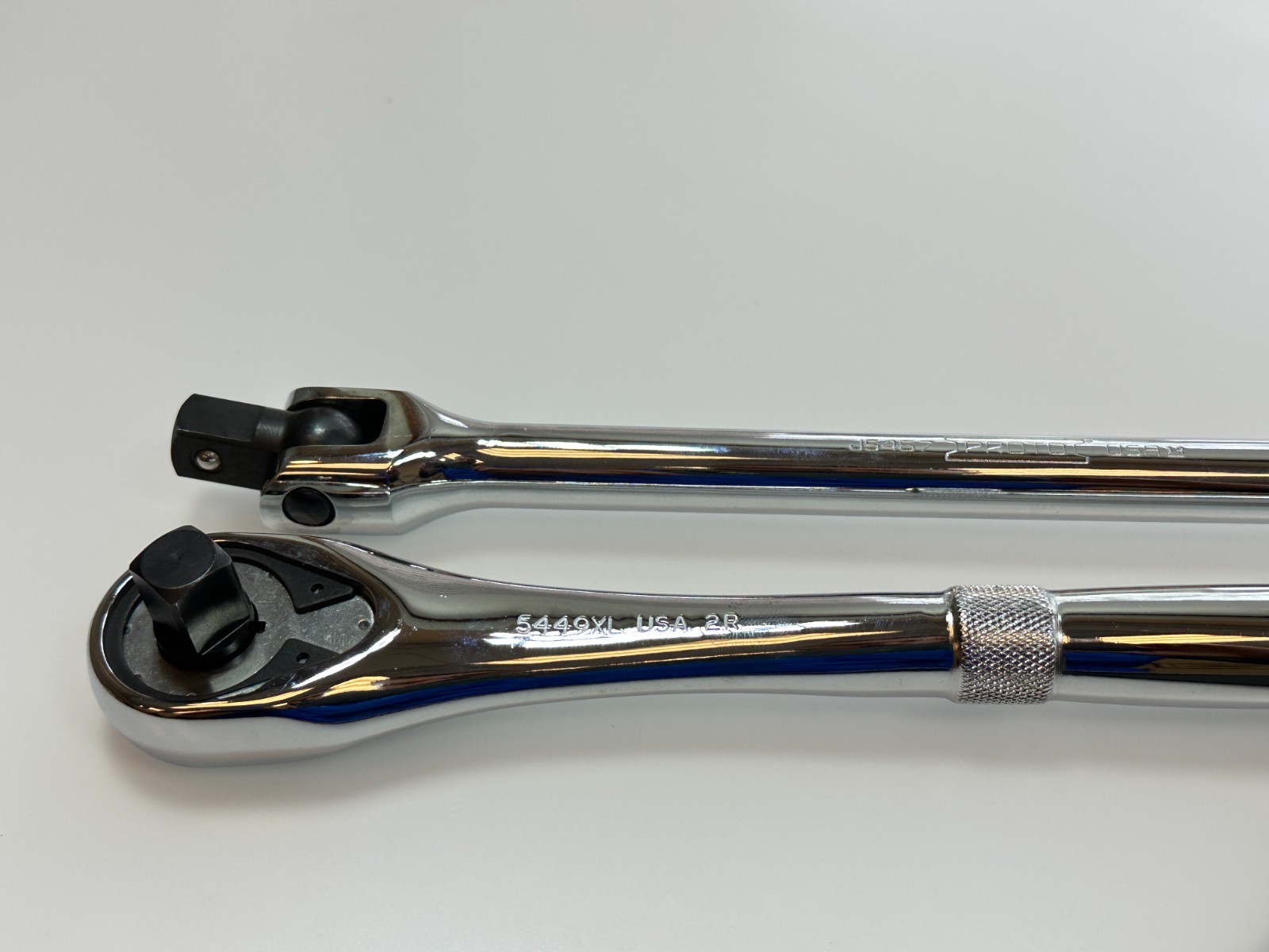 NEW Proto Professional USA 2pc 1/2” Drive Ratchet Breaker Bar Set, J5467 5449XL