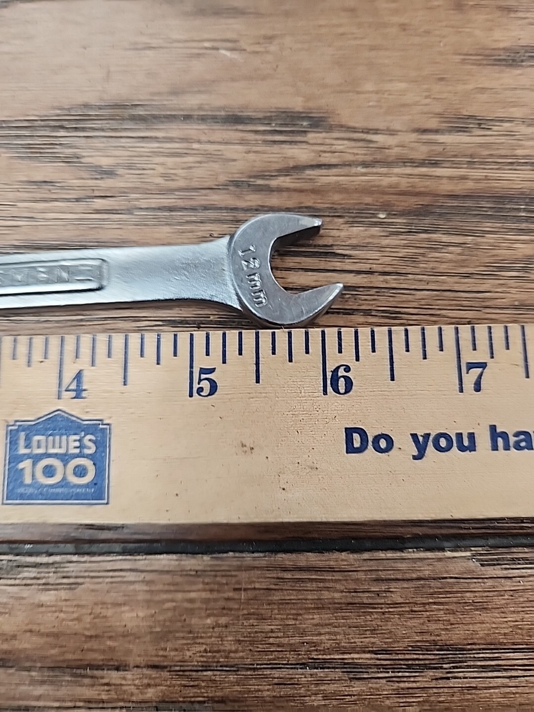 Craftsman Combination Wrench 12MM Metric 12 Point VV 42916 Vtg Forged in USA