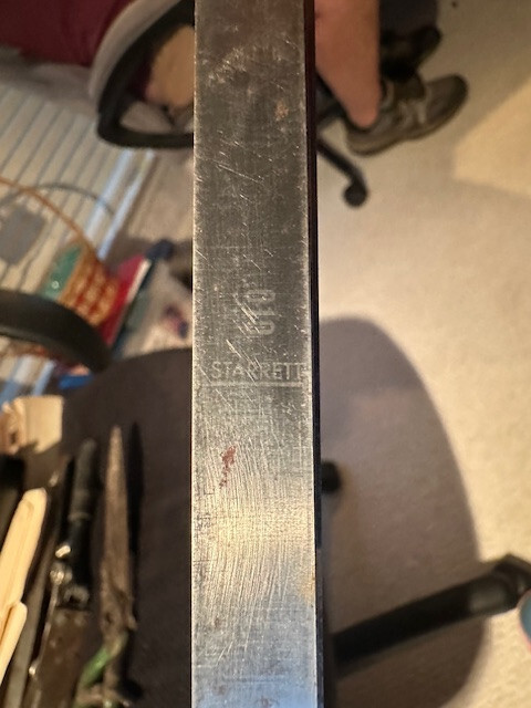 Feeler guage 17280 Starrett brand 10 piece .001-10