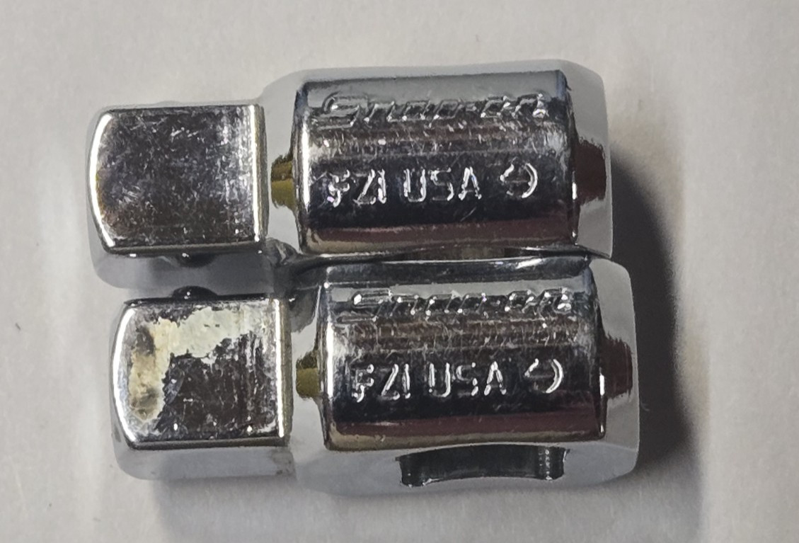 Snap On 3/8 Drive 2 Piece Extension Connector Set FZ1, set of 2