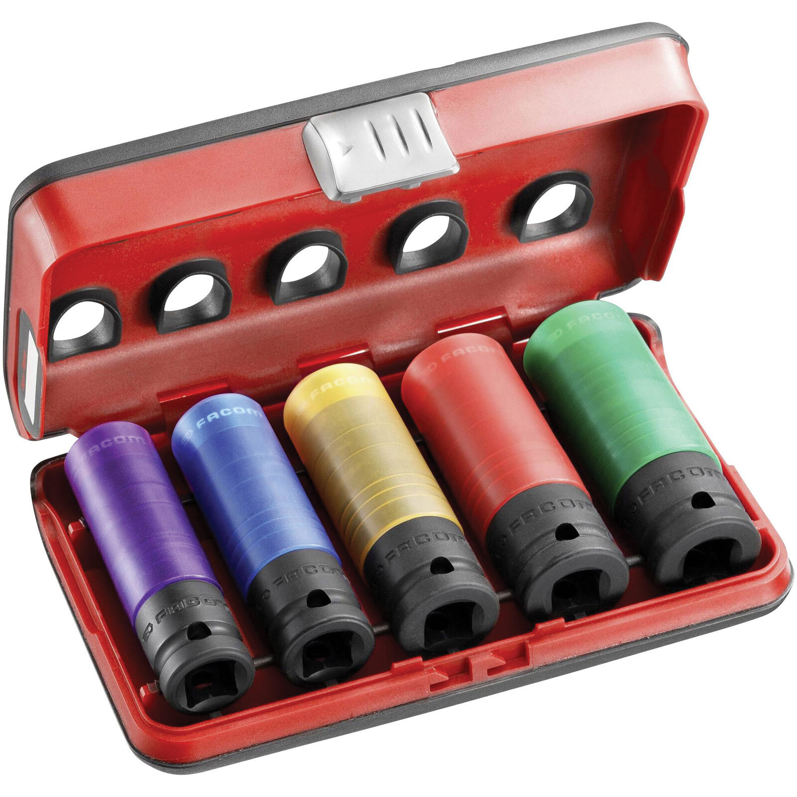 Facom NSI.5LPB Bit Set 1/2″ 5-piece with Protective PTFE Cover