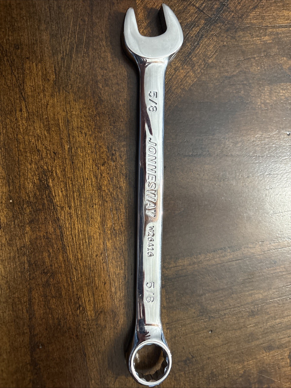 Jonnesway High Polished 5/8 12 Point Combination Wrench