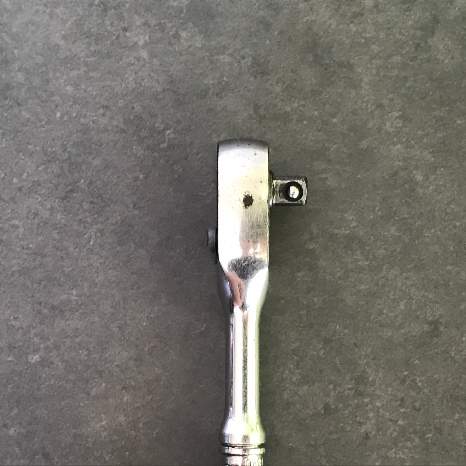 Snap-on TM830 1/4″ Drive Short Handle Chrome Ratchet 4.5″ Made in USA Vintage
