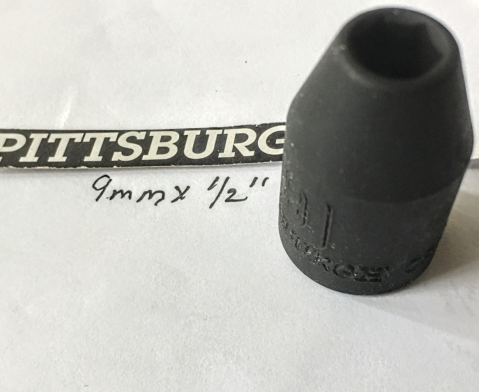 Pittsburgh 9 mm x 1/2″ Impact Socket – 6 Point – Free USA Shipping