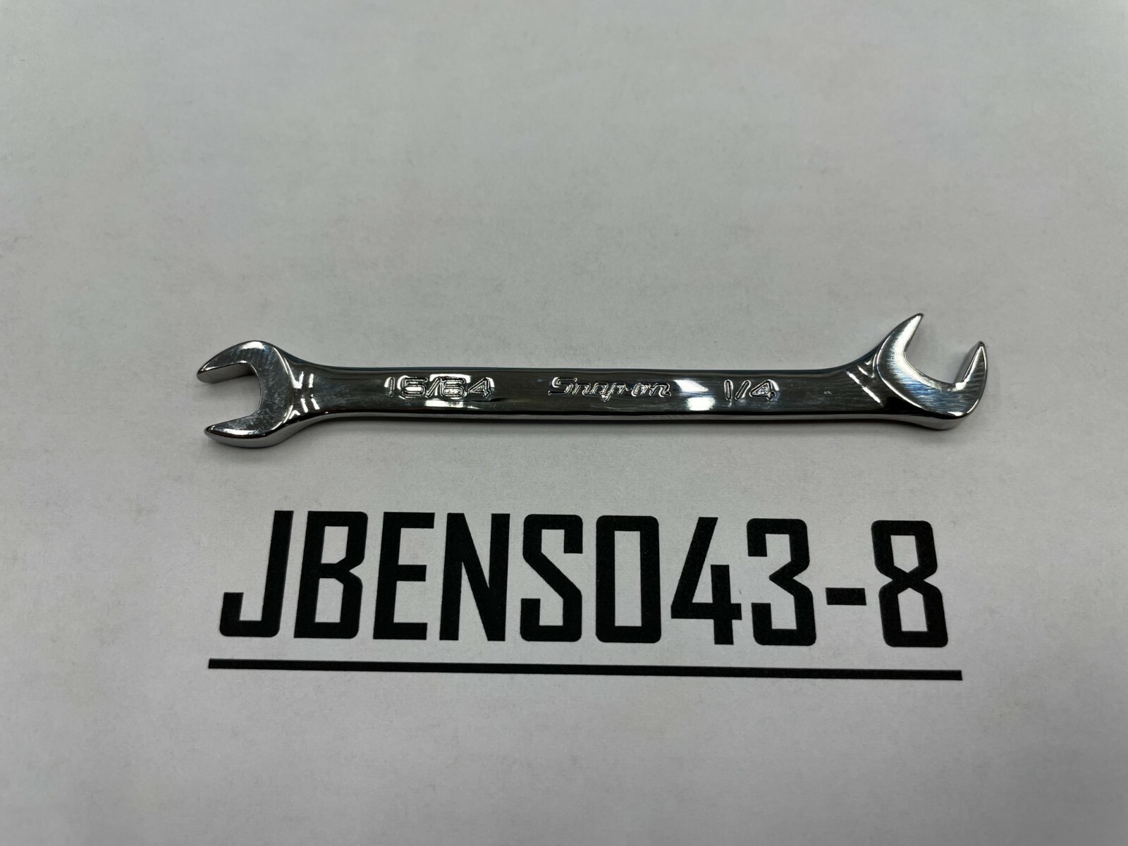 Snap-On Tools USA NEW 15/64″ 1/4″ SAE Offset Open End Ignition Wrench DS1516A
