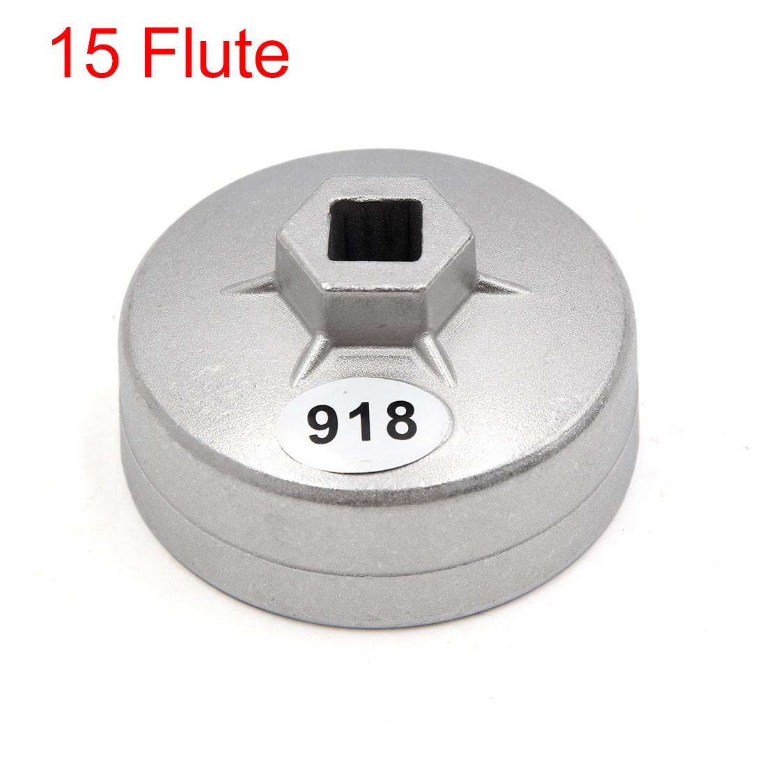 Universal Car 15 Flutes Oil Filter Wrench Aluminum Alloy Pack of 1