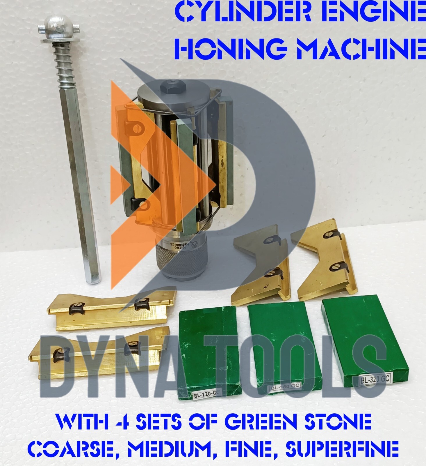 CYLINDER ENGINE HONE KIT + 4x SET GREEN HONING STONES All Sizes Available
