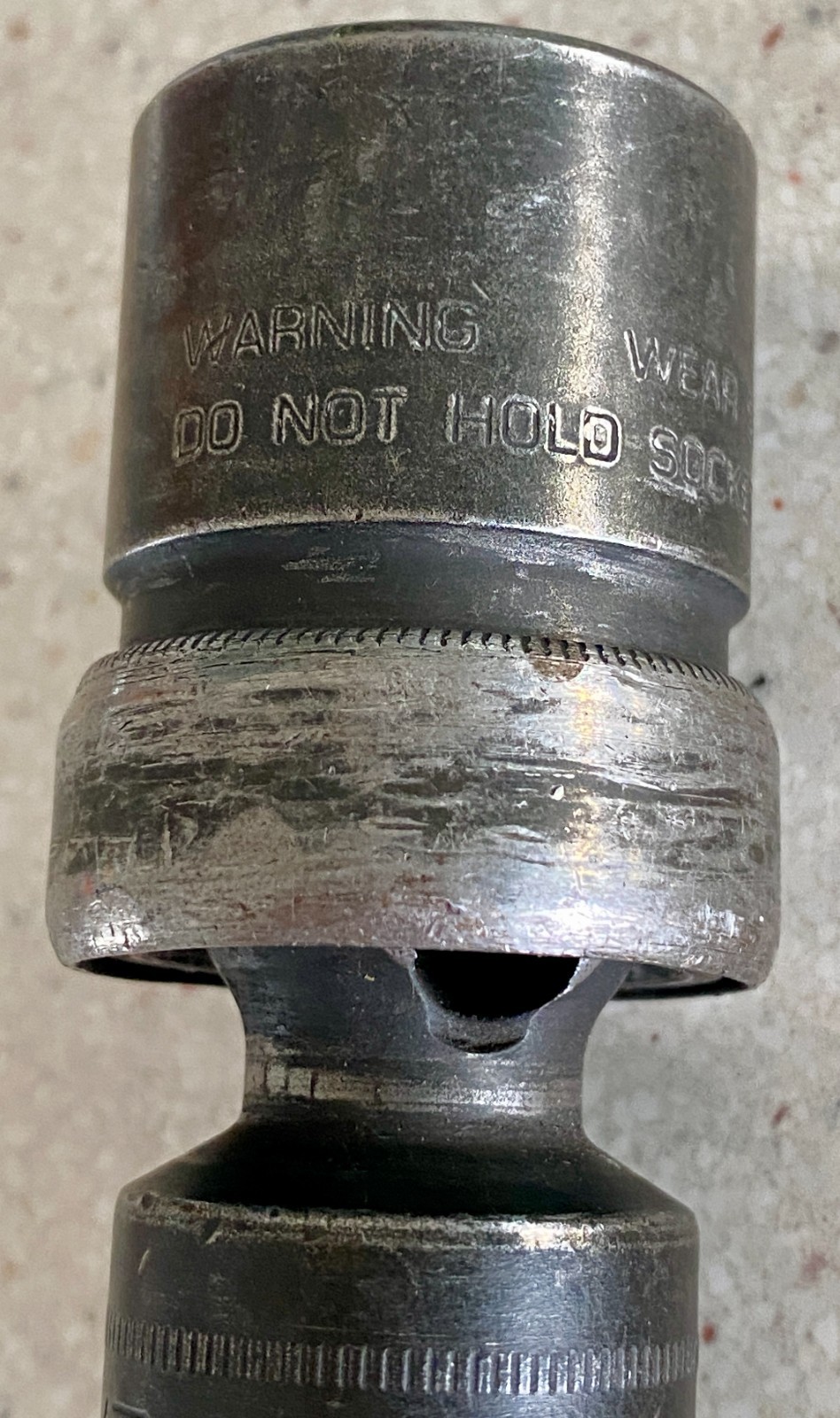Snap On IPLM17B 1/2″ Drive 6 Point Impact Swivel Socket USA Used