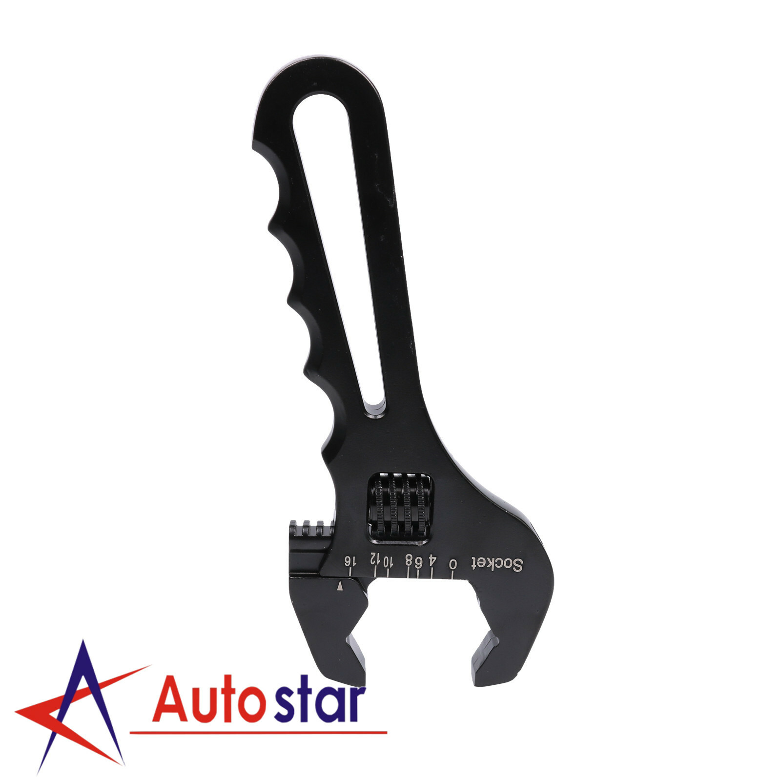 3AN To 16AN Adjustable Wrench Black Aluminum Tool Spanner For Hose End Fitting