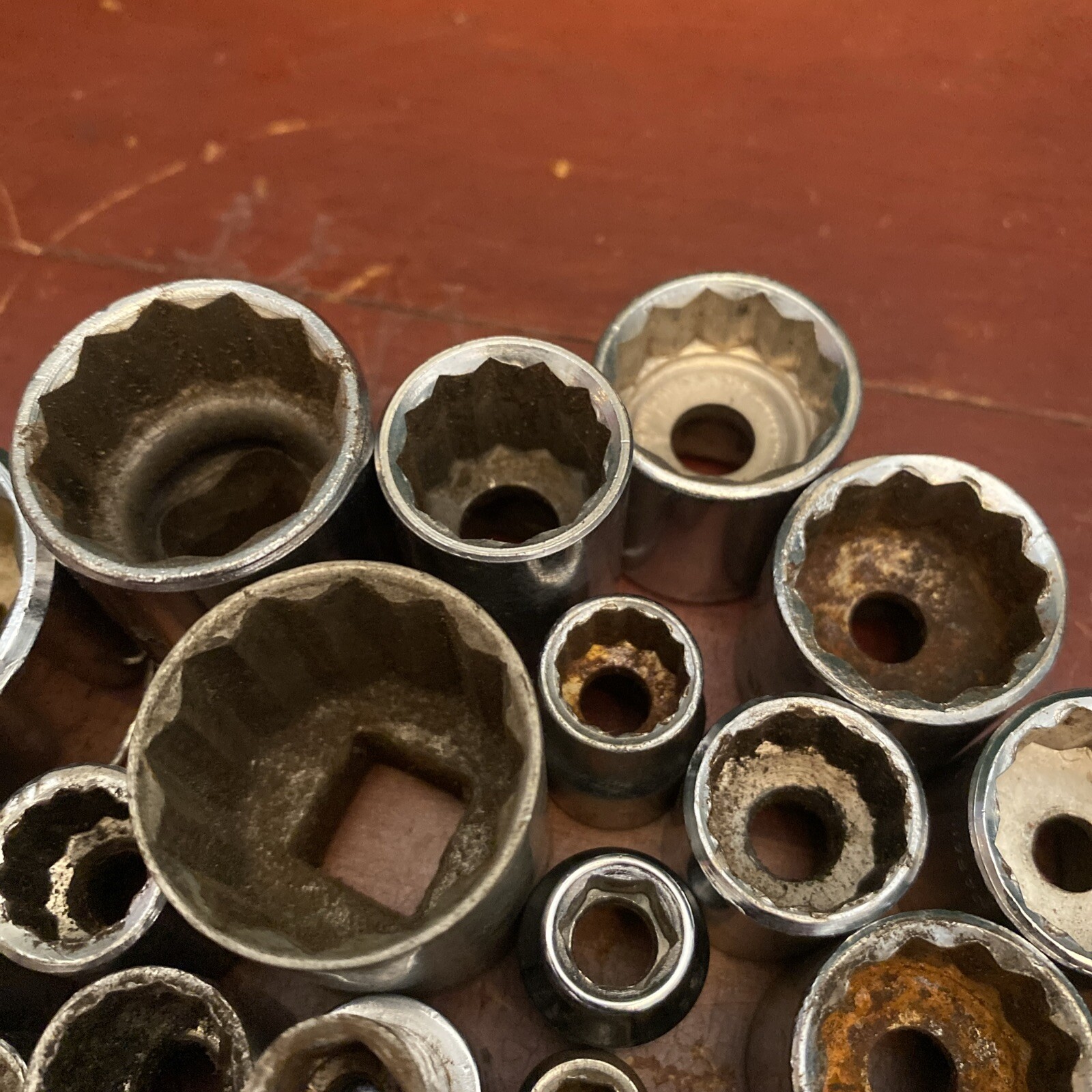 Big Socket Lot Of 64 Assorted Sizes & Brands Metric & SAE Japan Taiwan USA Tools