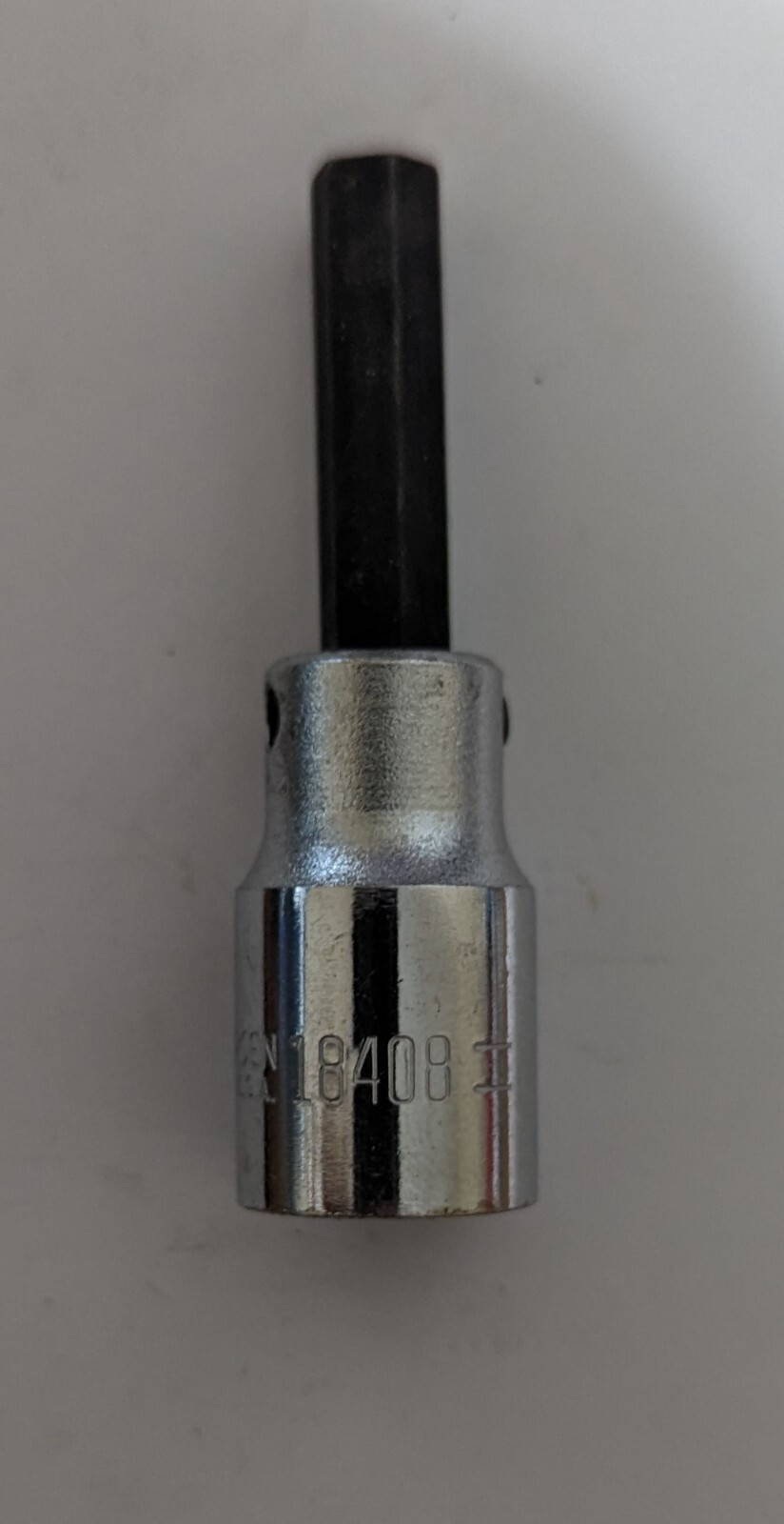 1/4″ HEX BIT [3/8 DRIVE] [THORSEN 18408] 1/4 .25 ALLEN (QTY: 1) USA NOS