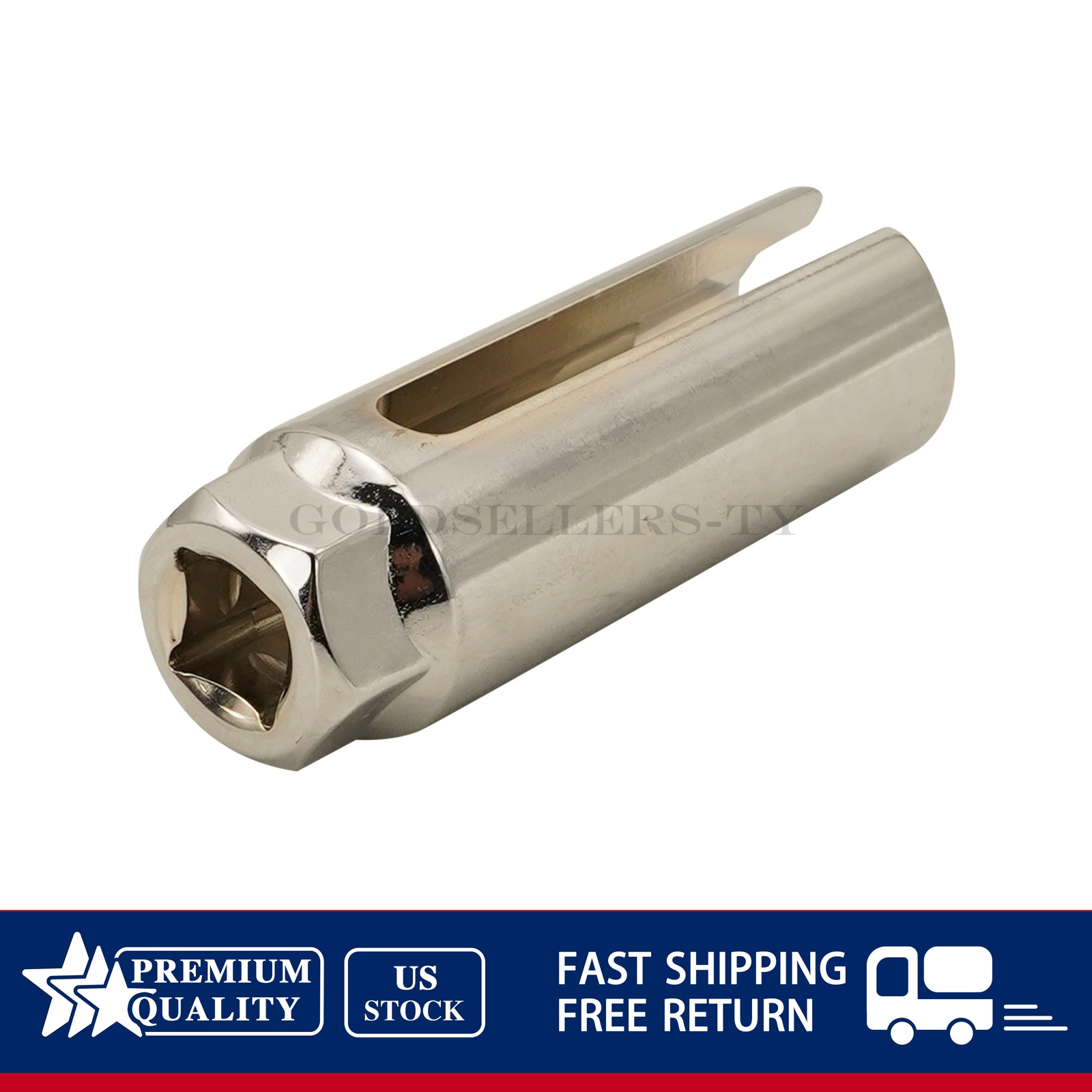 7/8» 22mm O2 Oxygen Sensor Removal Tool Socket Side Wire Cutout 1/2″ Drive
