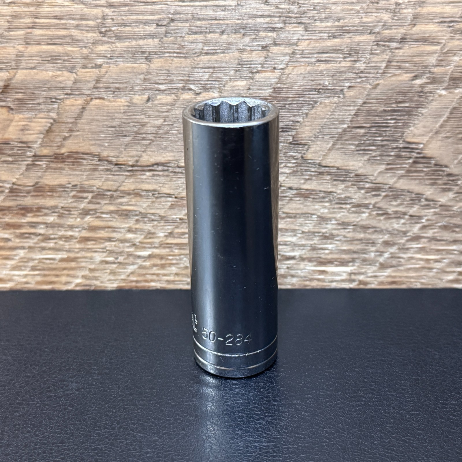 DURALAST 1/2 Drive SAE 3/4″ Deep Socket 12PT 50-284 Polished Chrome