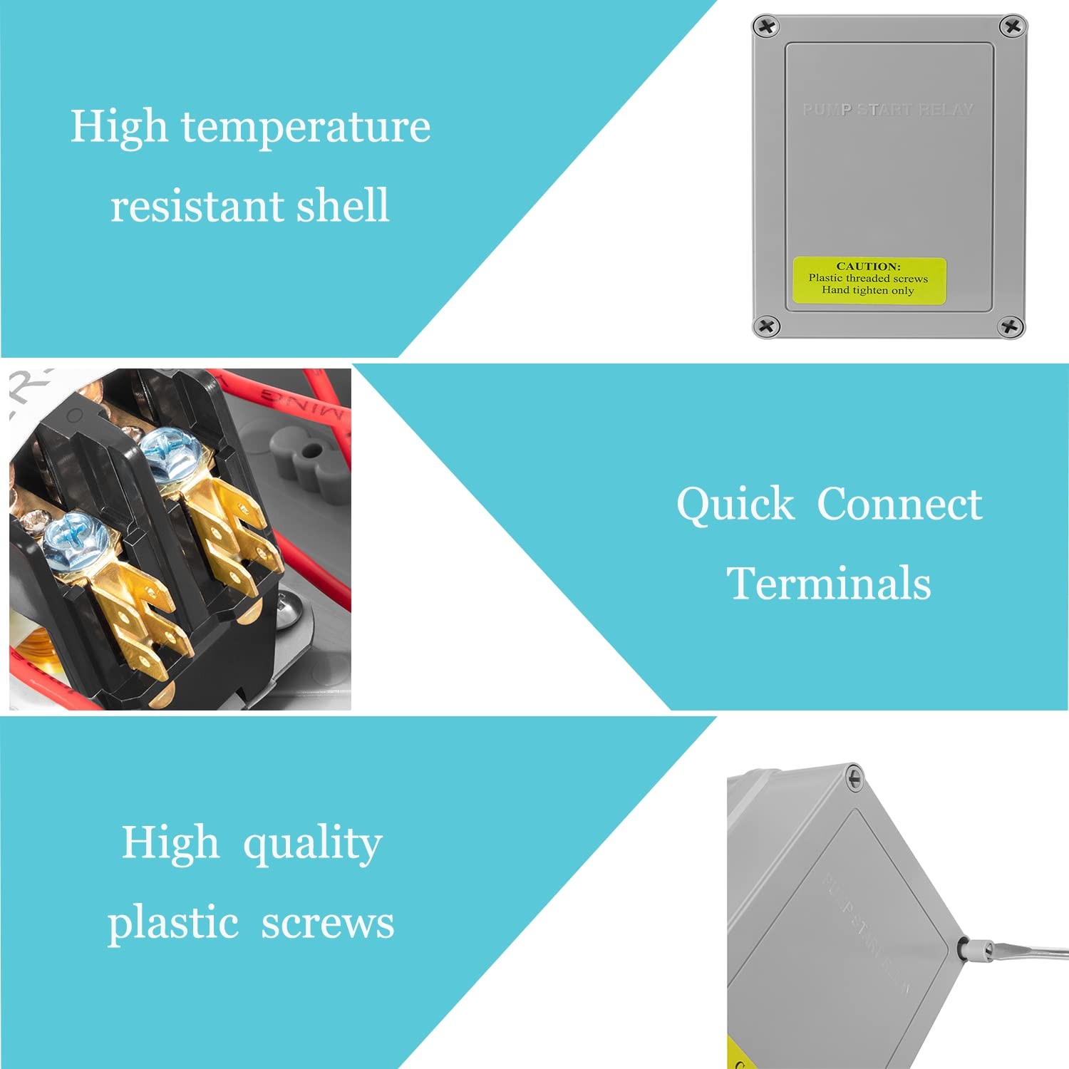 1522 Pump Start Relay with Enclosure 3 HP / 110V / 220V 24V Coil for Irrigation