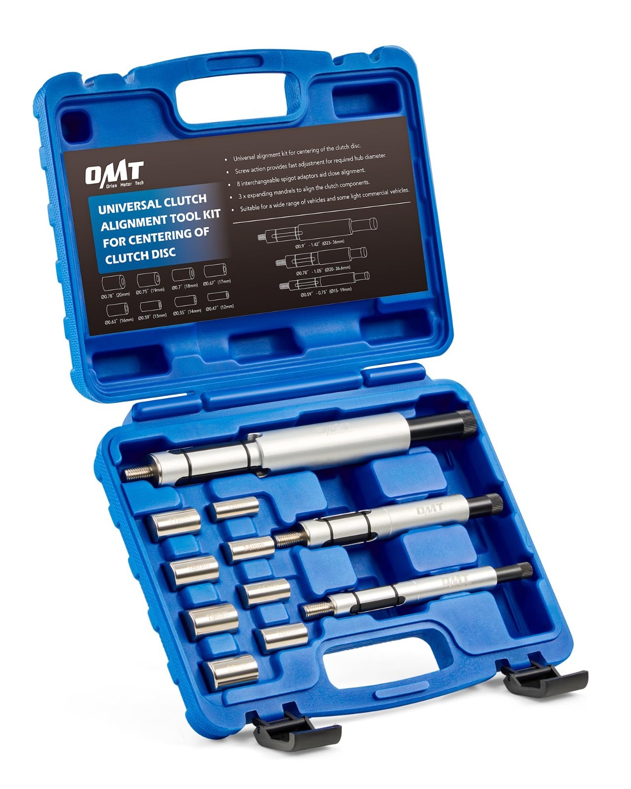 Universal Clutch Alignment Tool Kit – 11pc Heavy Duty Set for Car, Truck, SUV